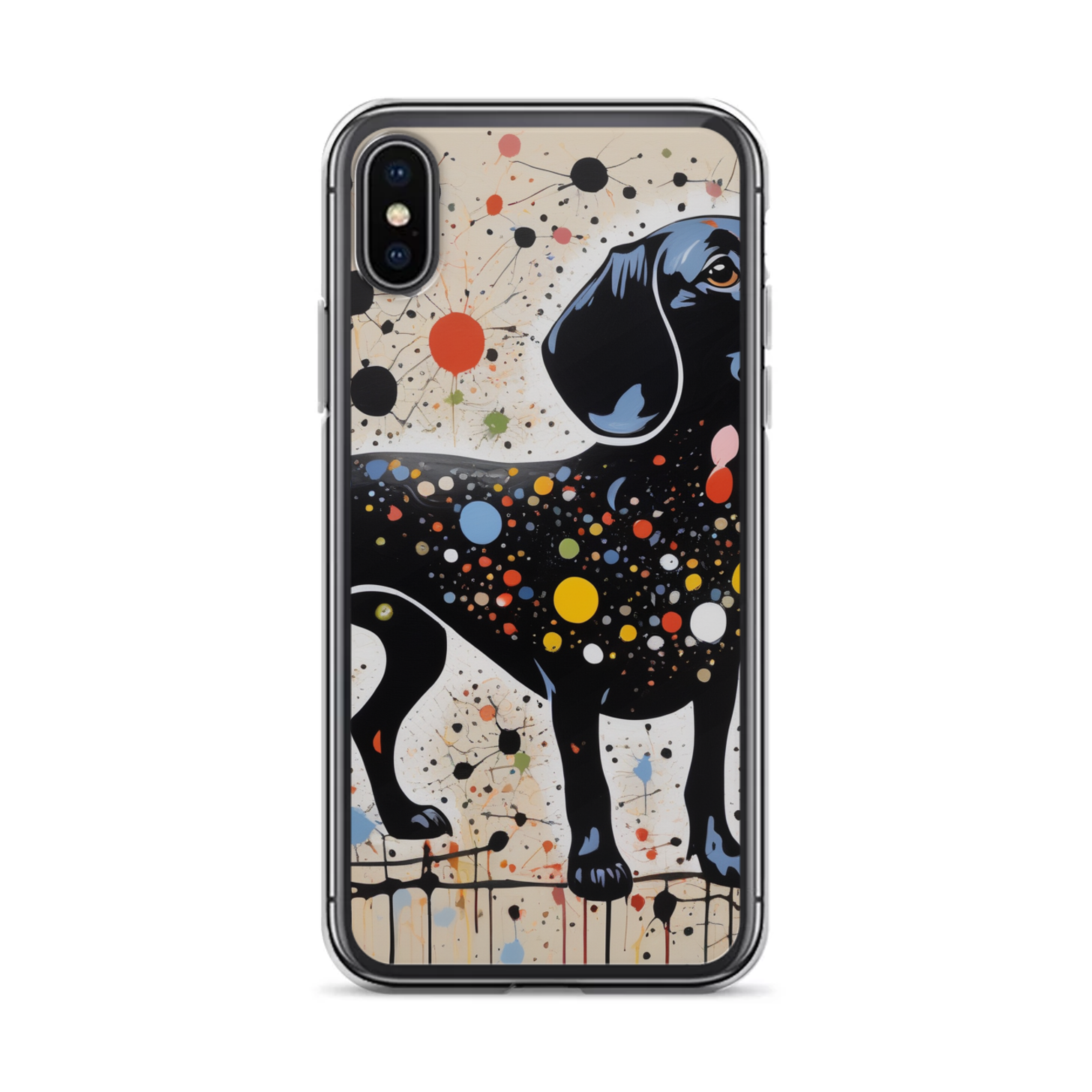 PugMug Custom Black Dachshund iPhone Case