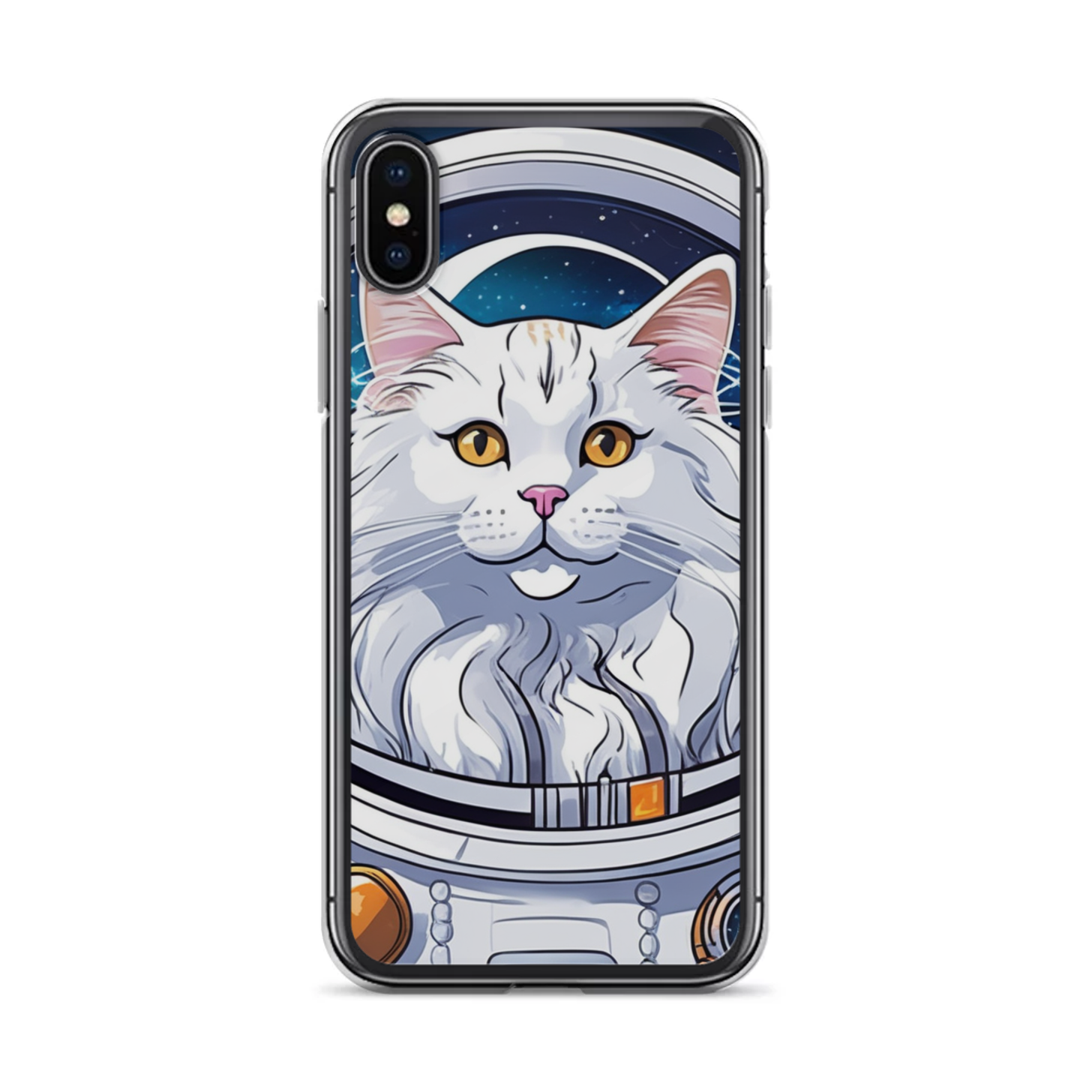 PugMug Custom White Maine Coon Cat iPhone Case