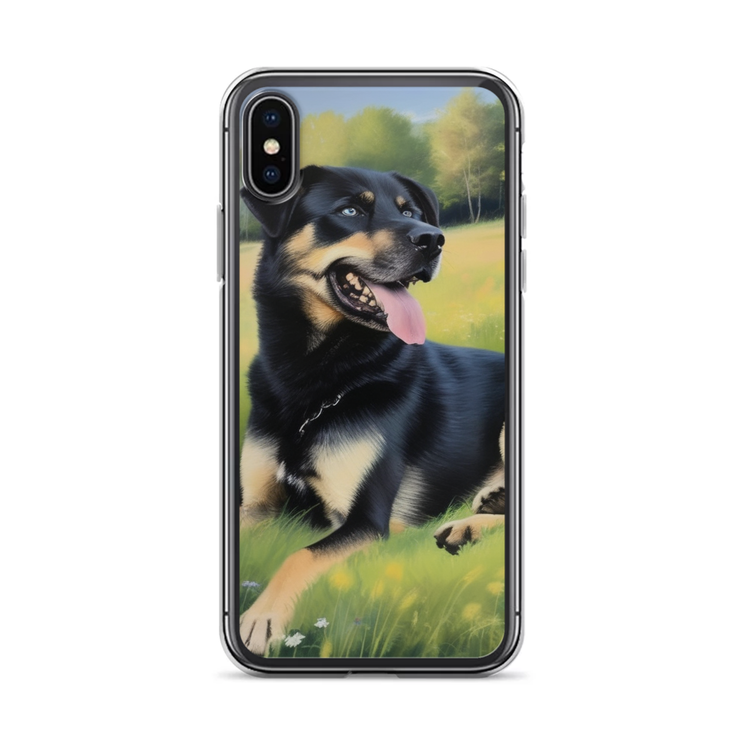 PugMug Custom Blue iPhone Case