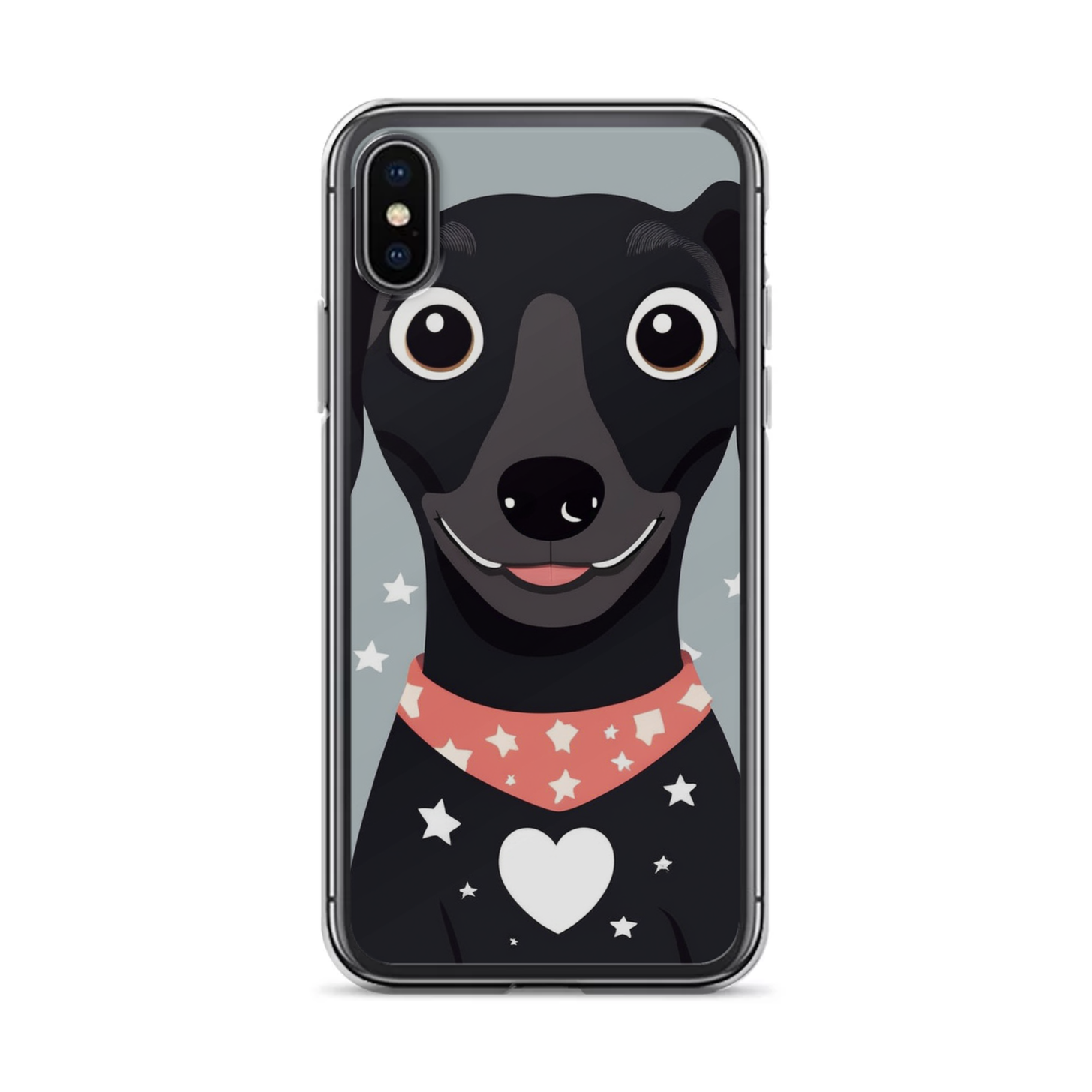 PugMug Custom Black Dachshund iPhone Case