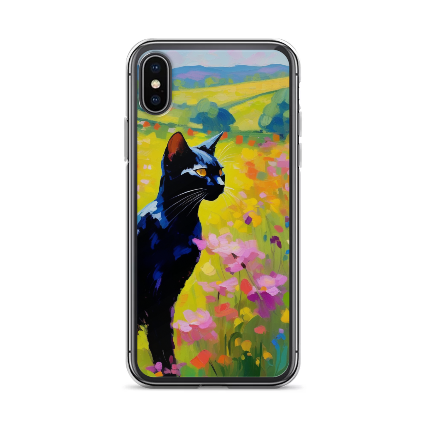 PugMug Custom Black Abyssinian Cat iPhone Case