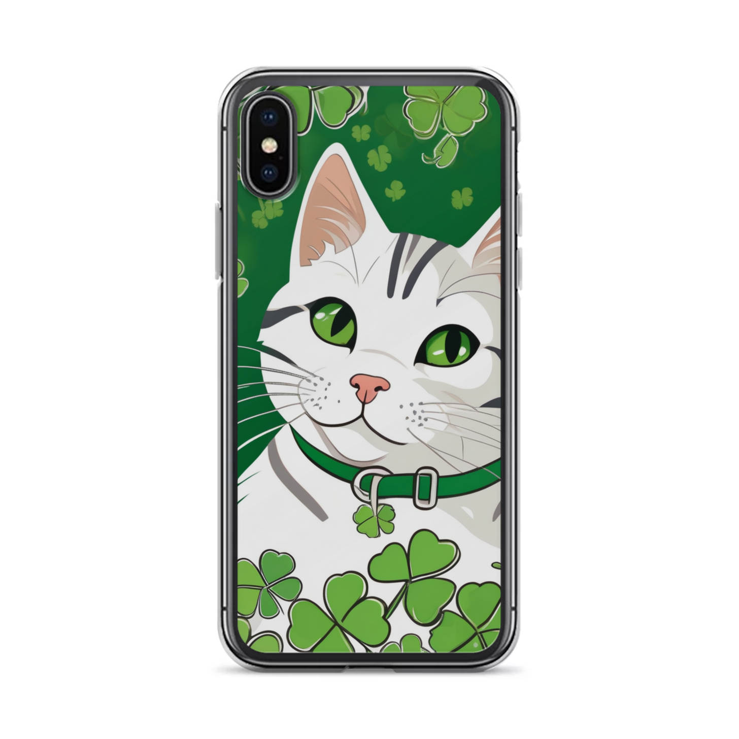 PugMug Custom White American Shorthair Cat iPhone Case