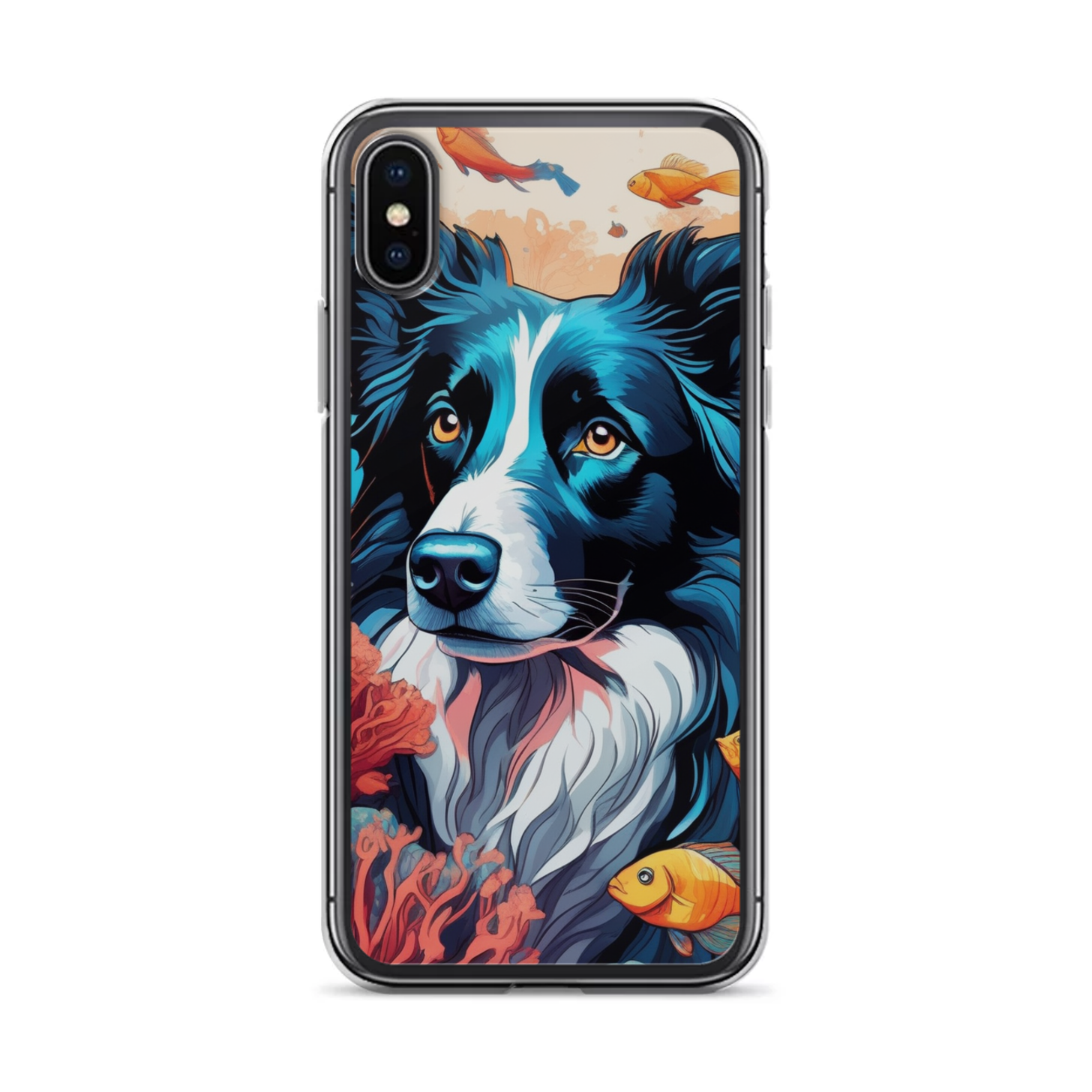 PugMug Custom Border Collie iPhone Case