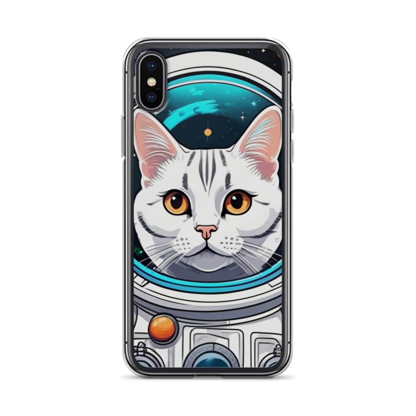 PugMug Custom White American Shorthair Cat iPhone Case