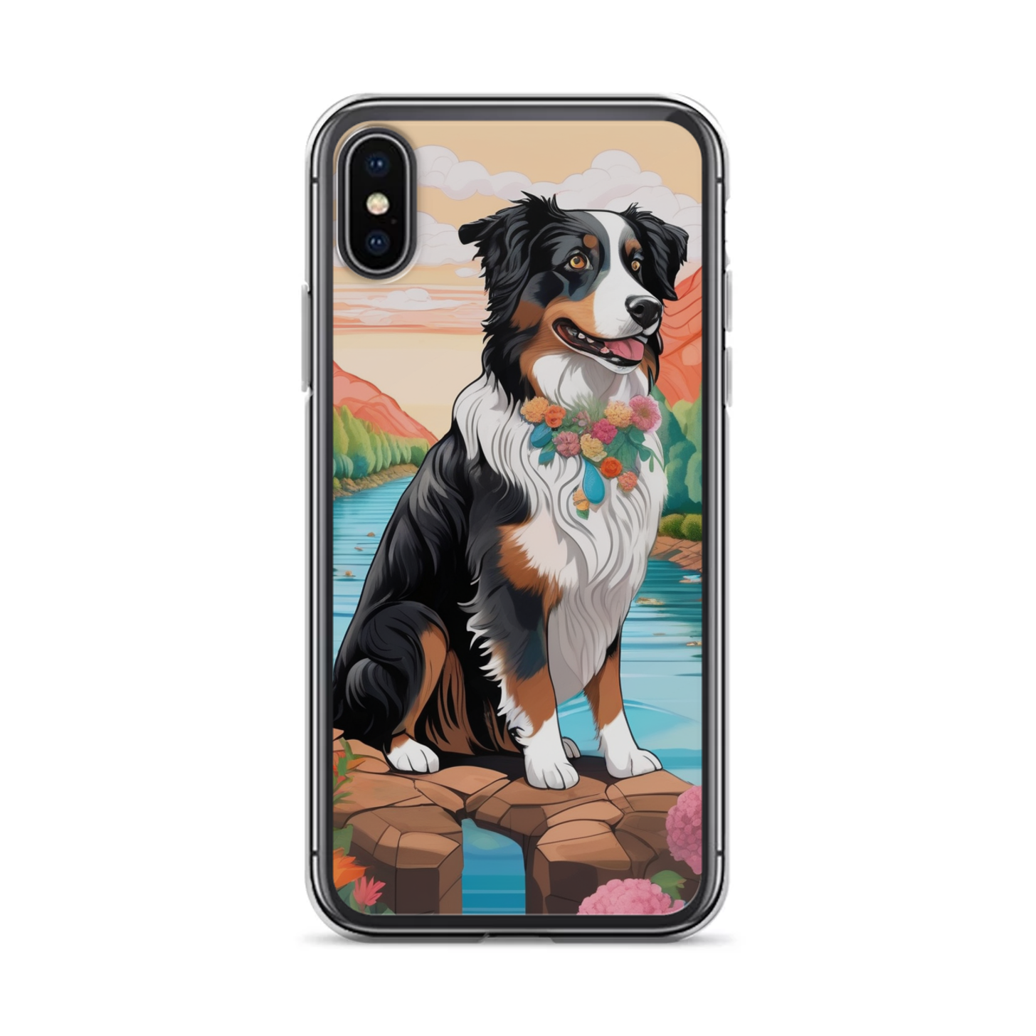PugMug Custom Australian Shepherd Dog iPhone Case