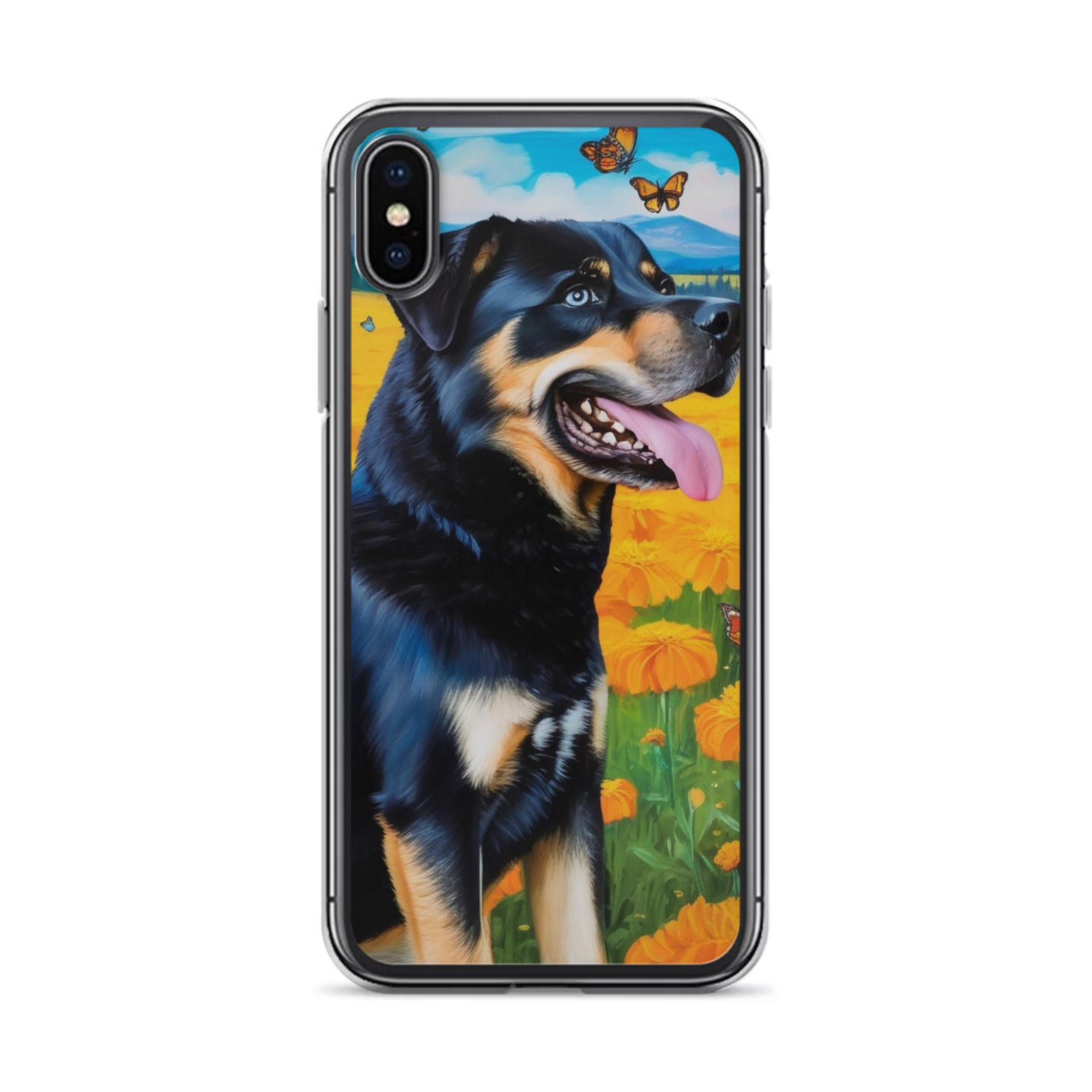 PugMug Custom Blue iPhone Case