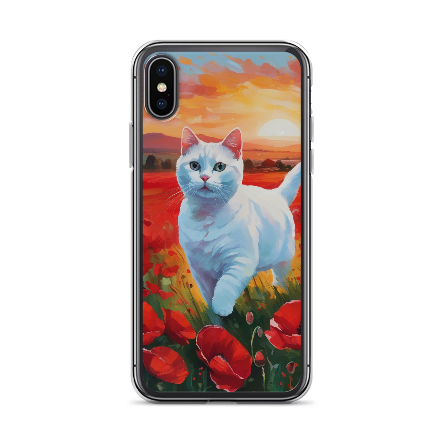 PugMug Custom White Companion Cat iPhone Case