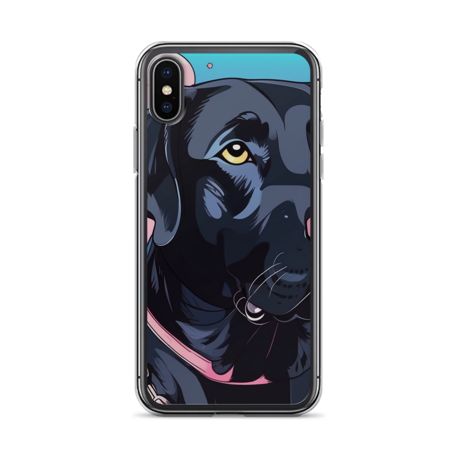 PugMug Custom Black Labrador Retriever iPhone Case