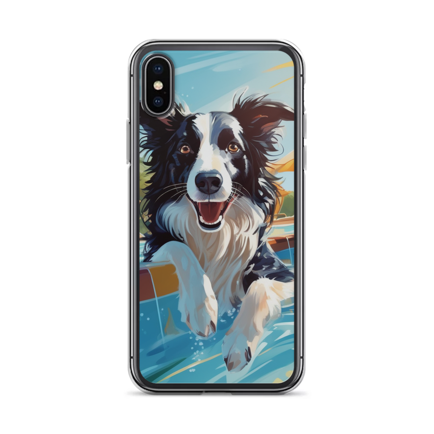 PugMug Custom Border Collie iPhone Case