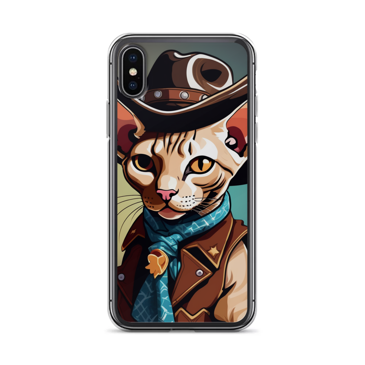 PugMug Custom Tabby Sphynx Cat iPhone Case