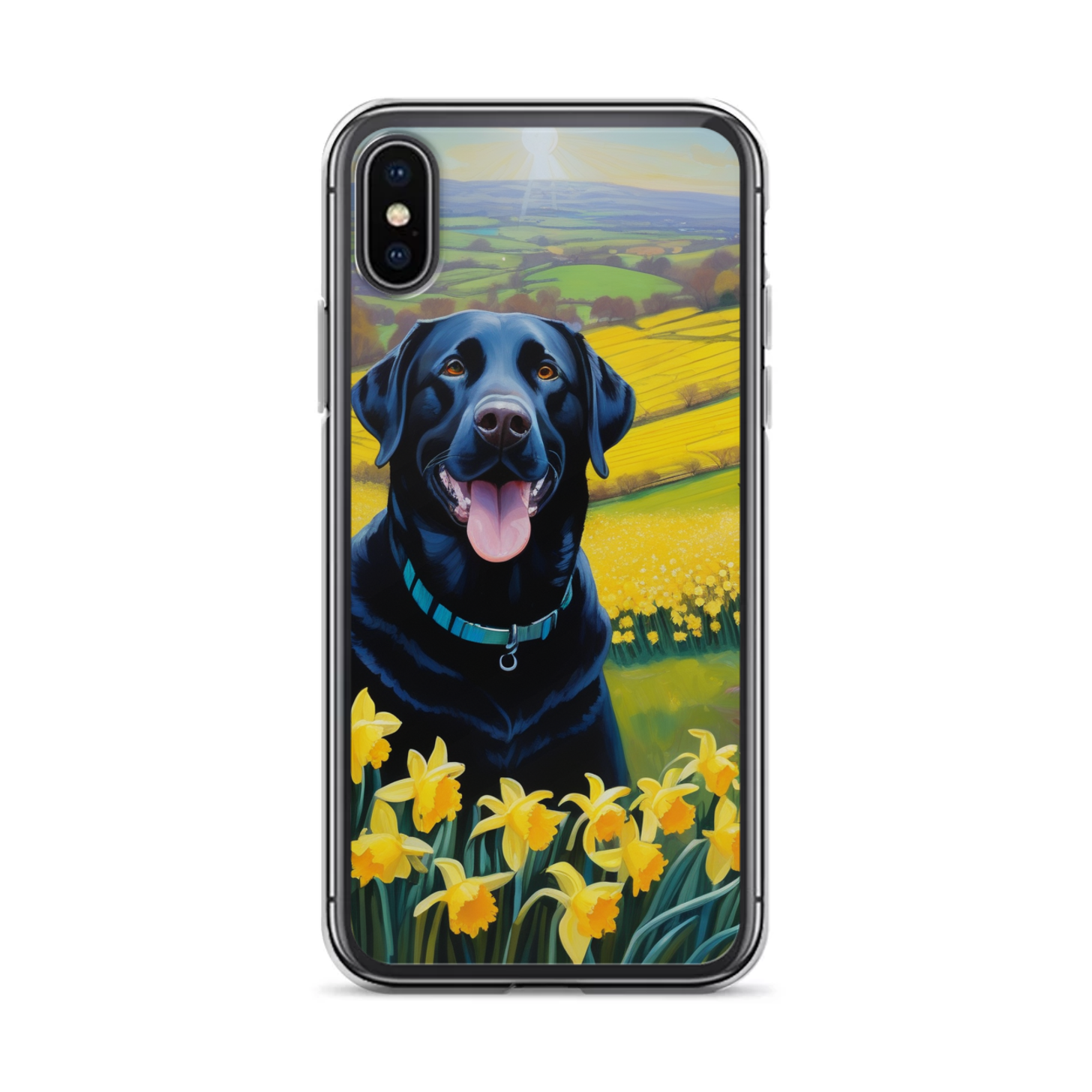 PugMug Custom Black Labrador Retriever iPhone Case