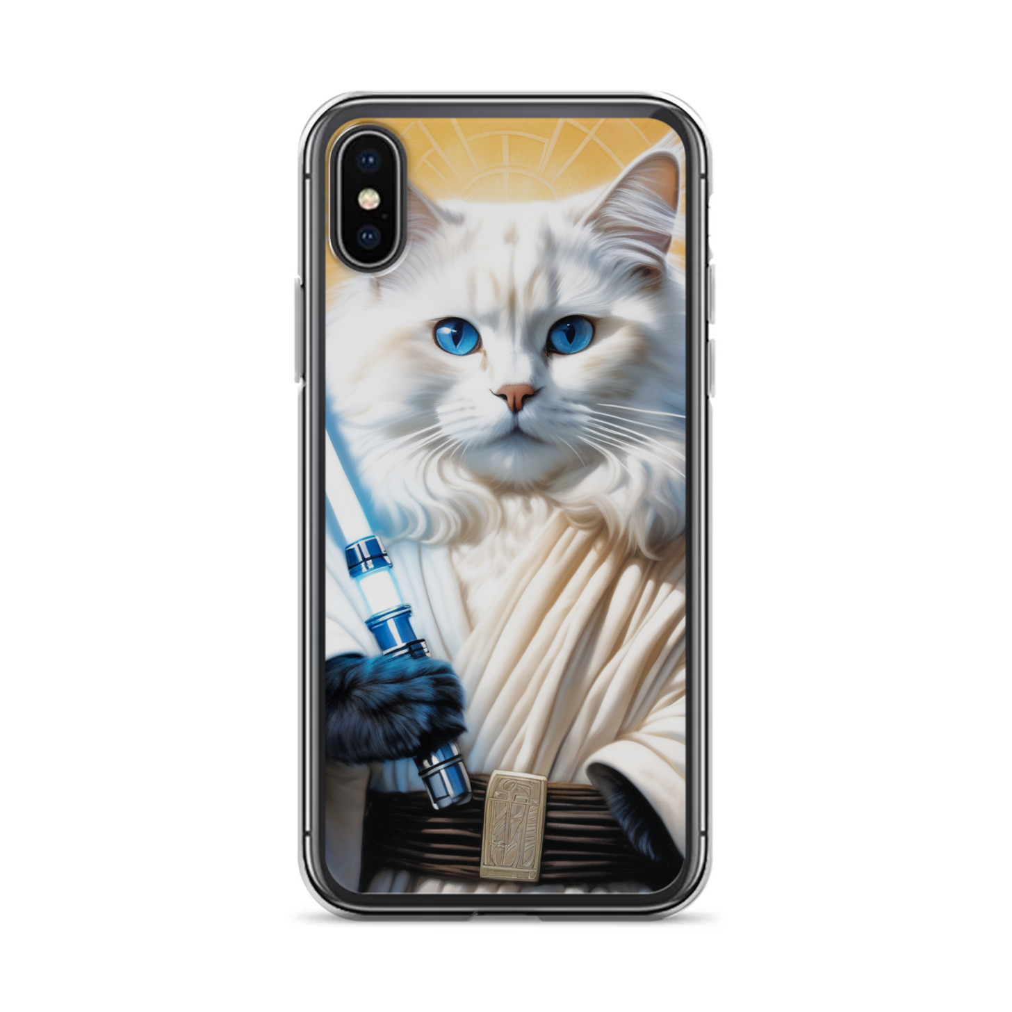 PugMug Custom White Ragdoll Cat iPhone Case
