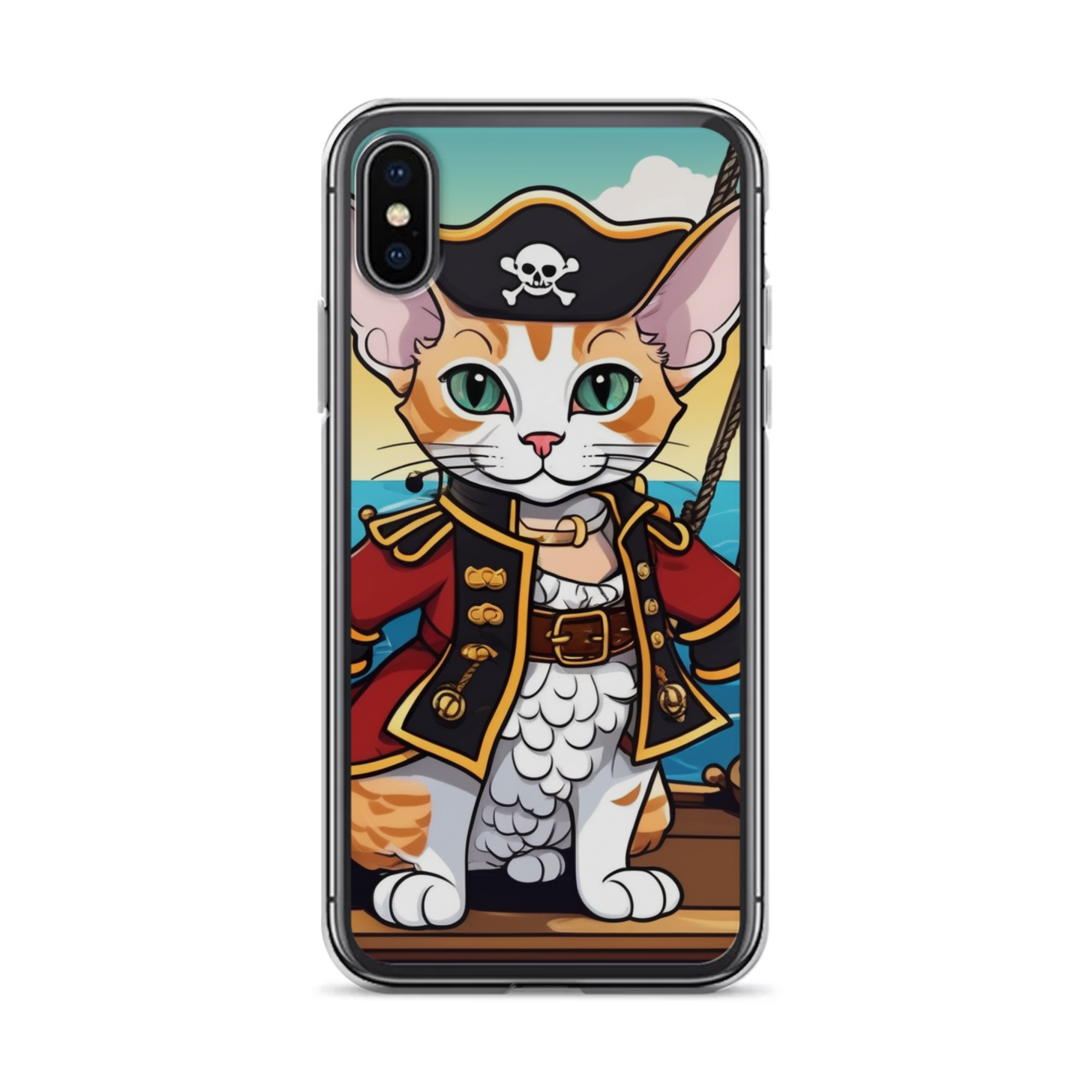 PugMug Custom Tabby Devon Rex Cat iPhone Case