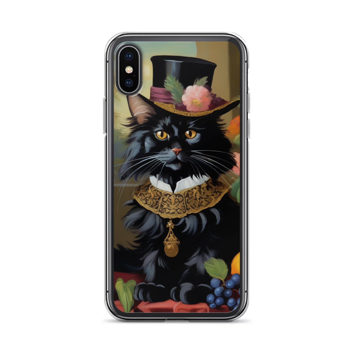 PugMug Custom Black Maine Coon Cat iPhone Case