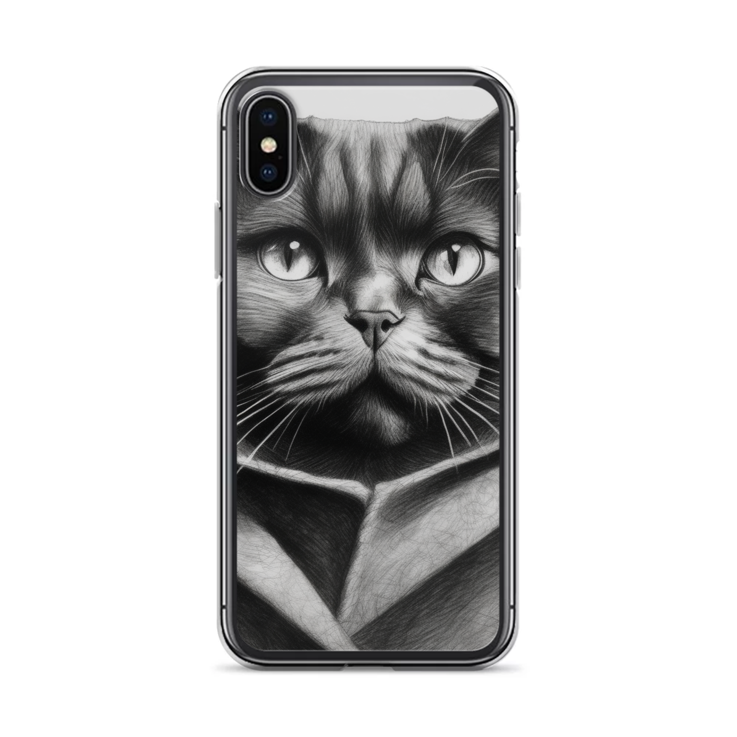 PugMug Custom Black British Shorthair Cat iPhone Case