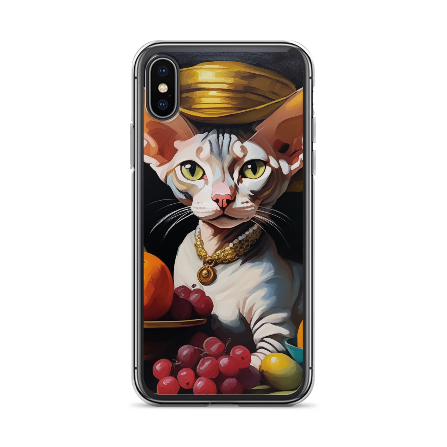 PugMug Custom Tabby Sphynx Cat iPhone Case