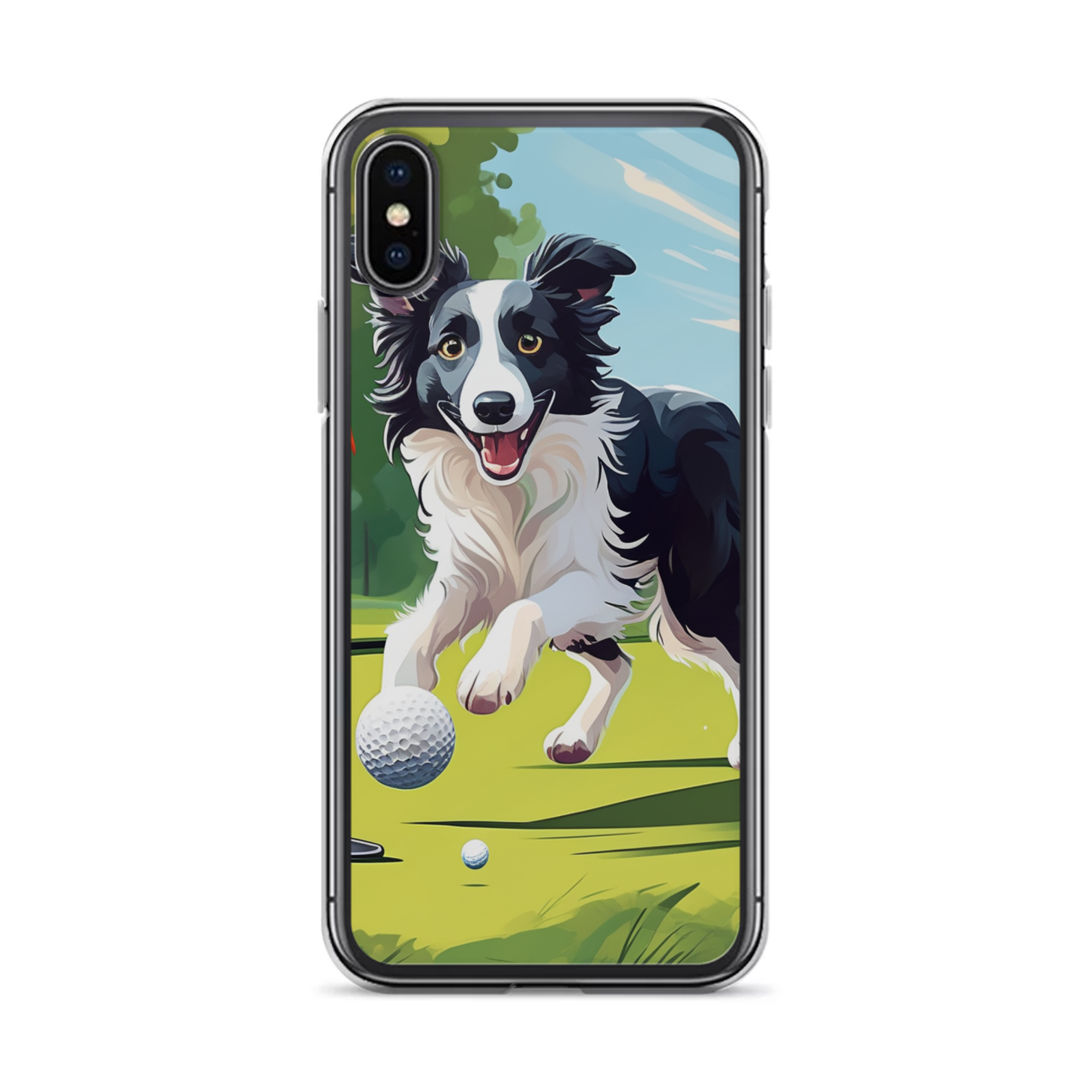 PugMug Custom Border Collie iPhone Case