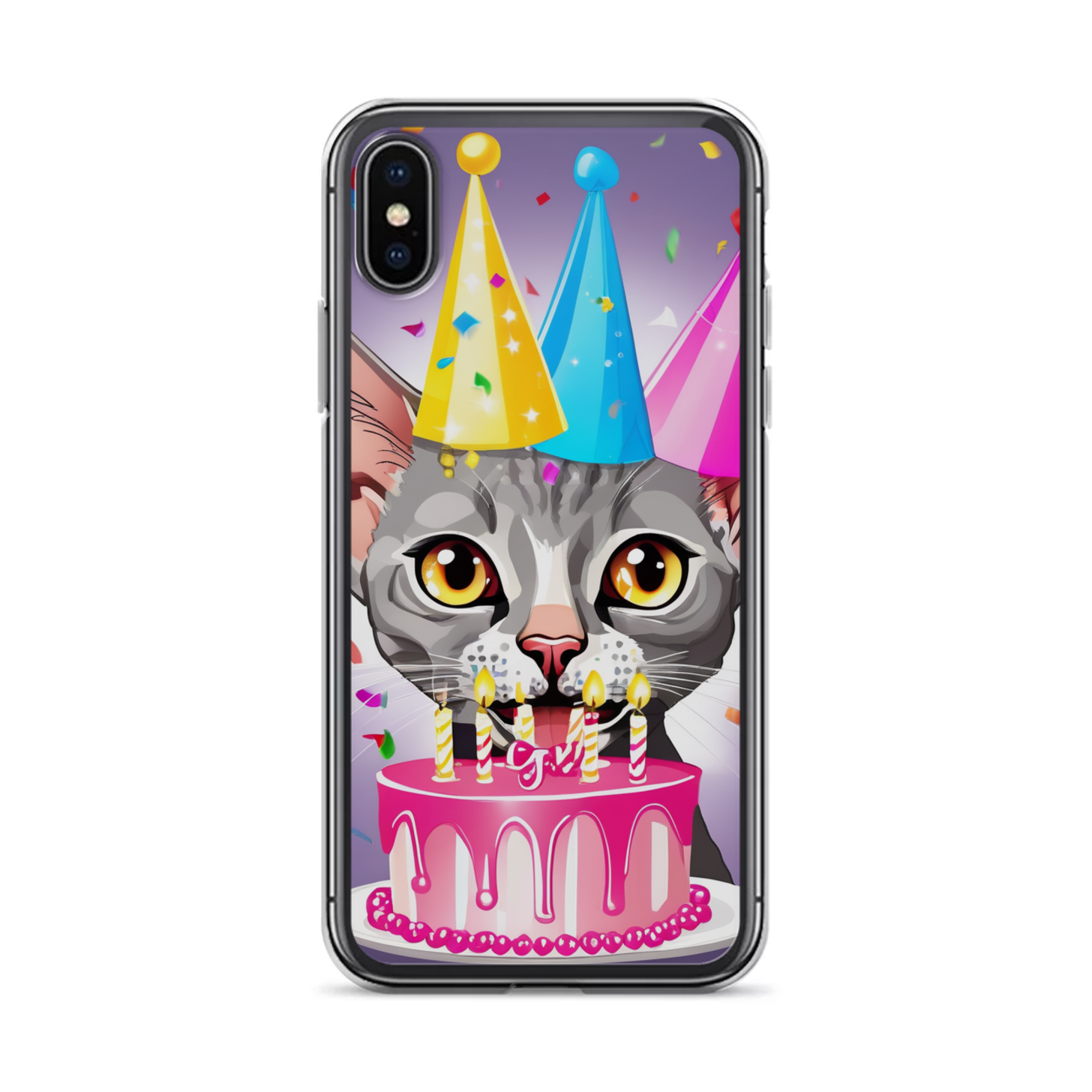 PugMug Custom Tabby Devon Rex Cat iPhone Case