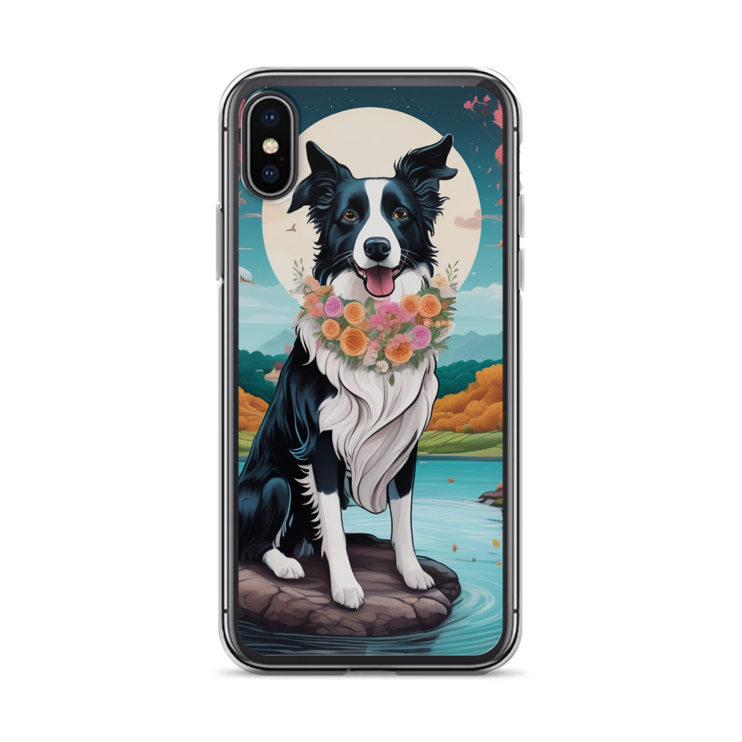 PugMug Custom Border Collie iPhone Case