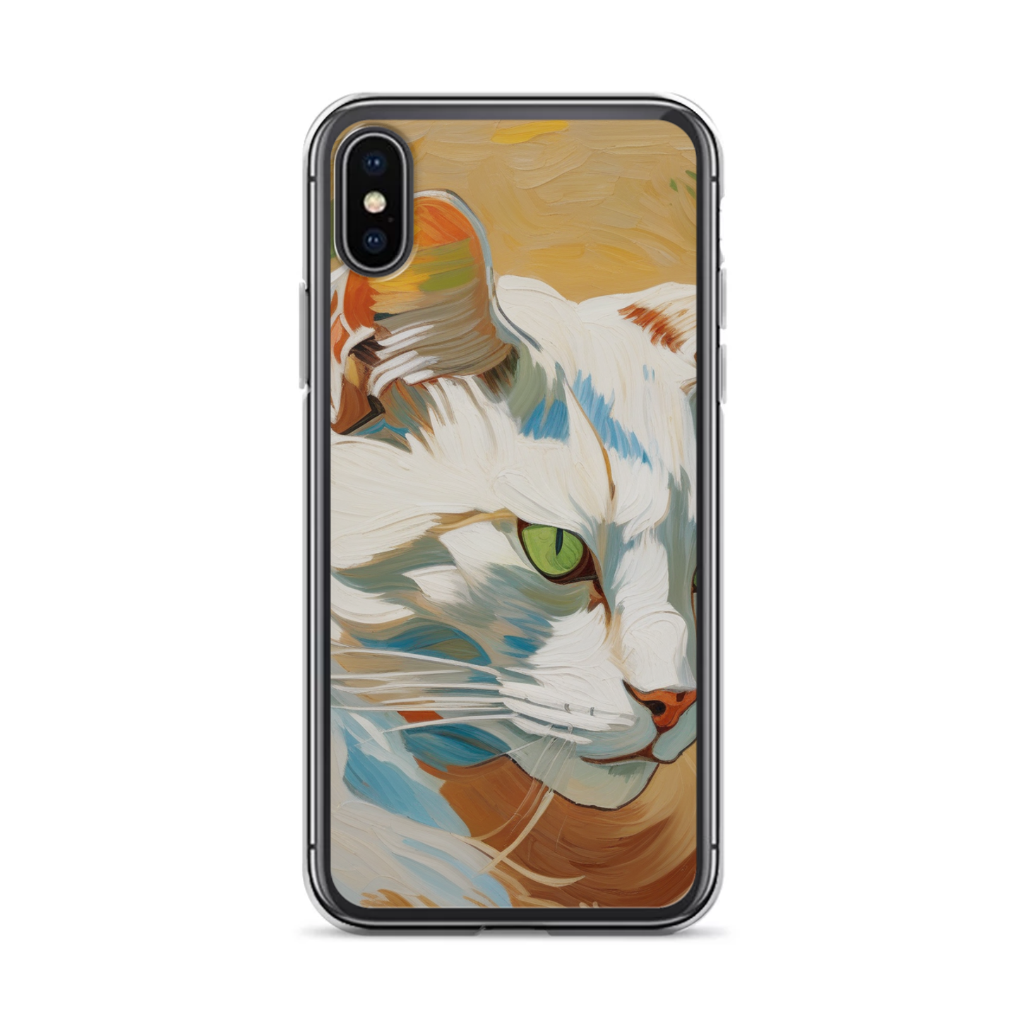 PugMug Custom White Companion Cat iPhone Case