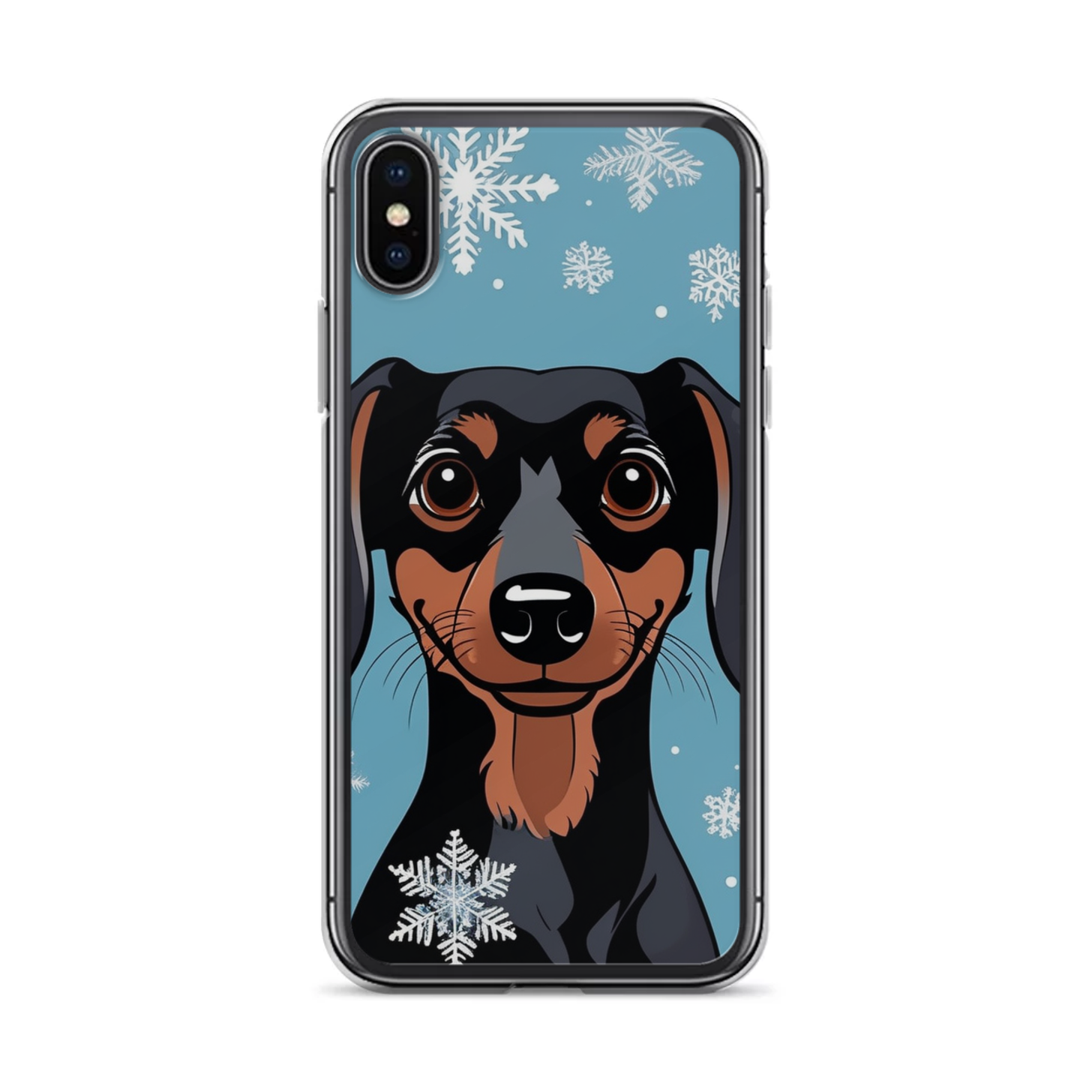 PugMug Custom Black Dachshund iPhone Case