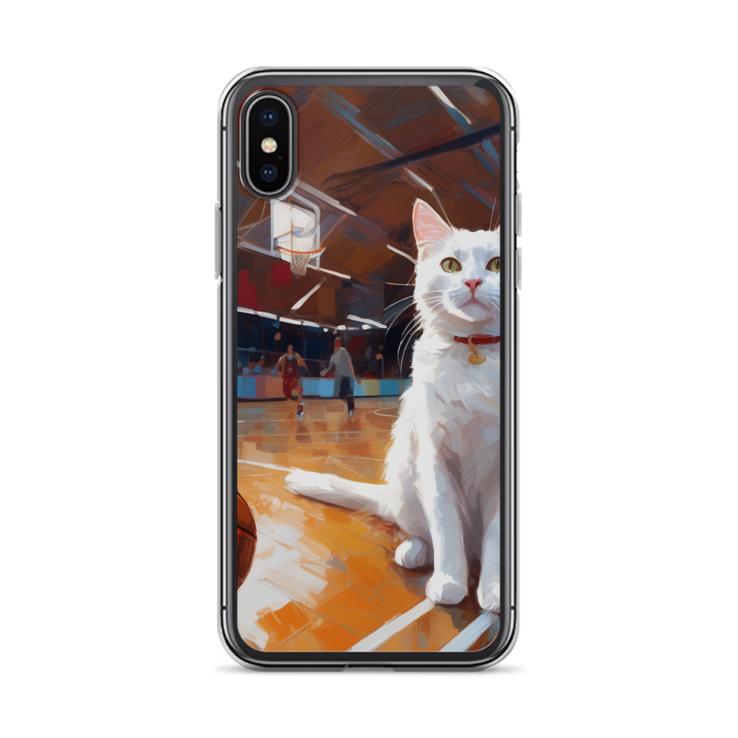PugMug Custom White Companion Cat iPhone Case