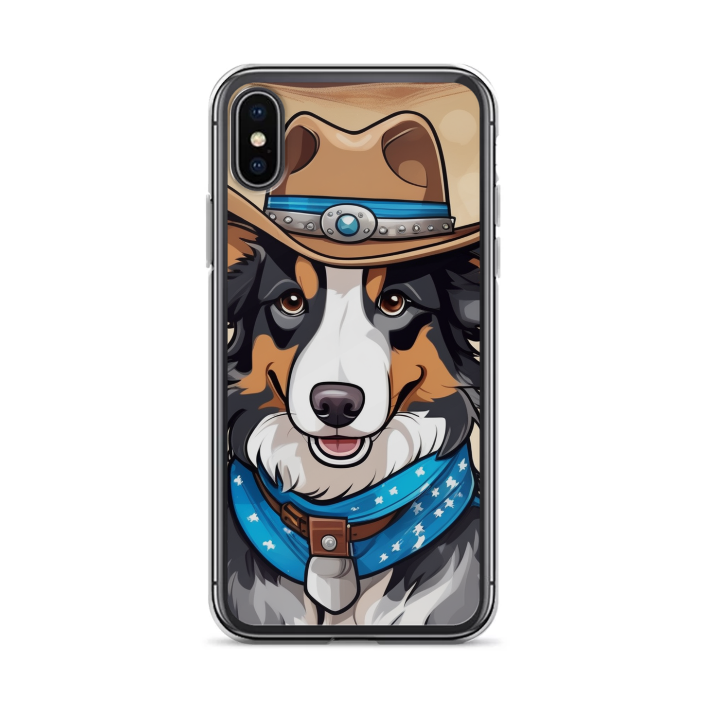 PugMug Custom Blue Merle Border Collie iPhone Case