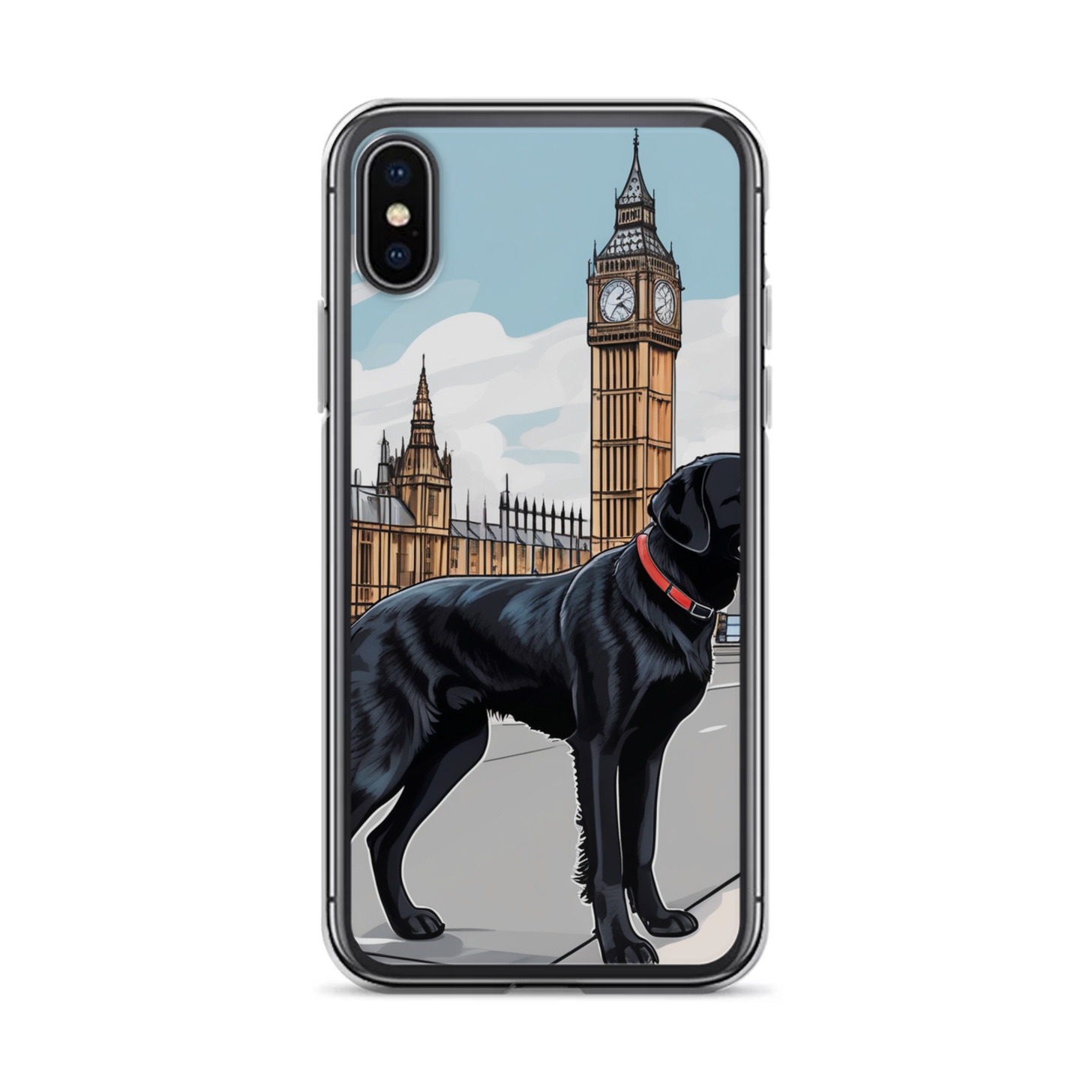 PugMug Custom Black Labrador Retriever iPhone Case
