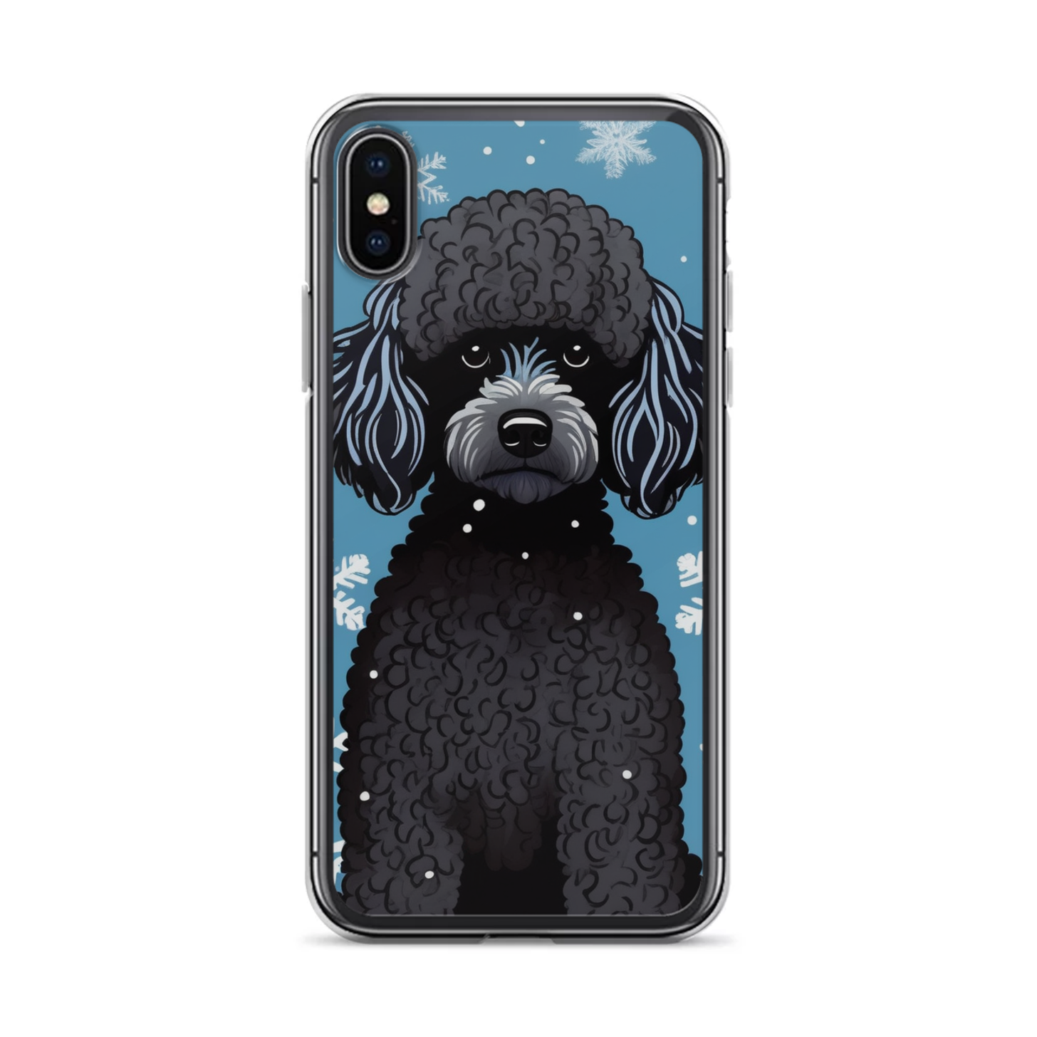 PugMug Custom Black Poodle iPhone Case