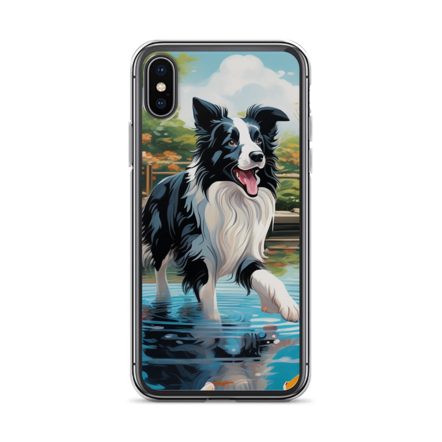 PugMug Custom Border Collie iPhone Case