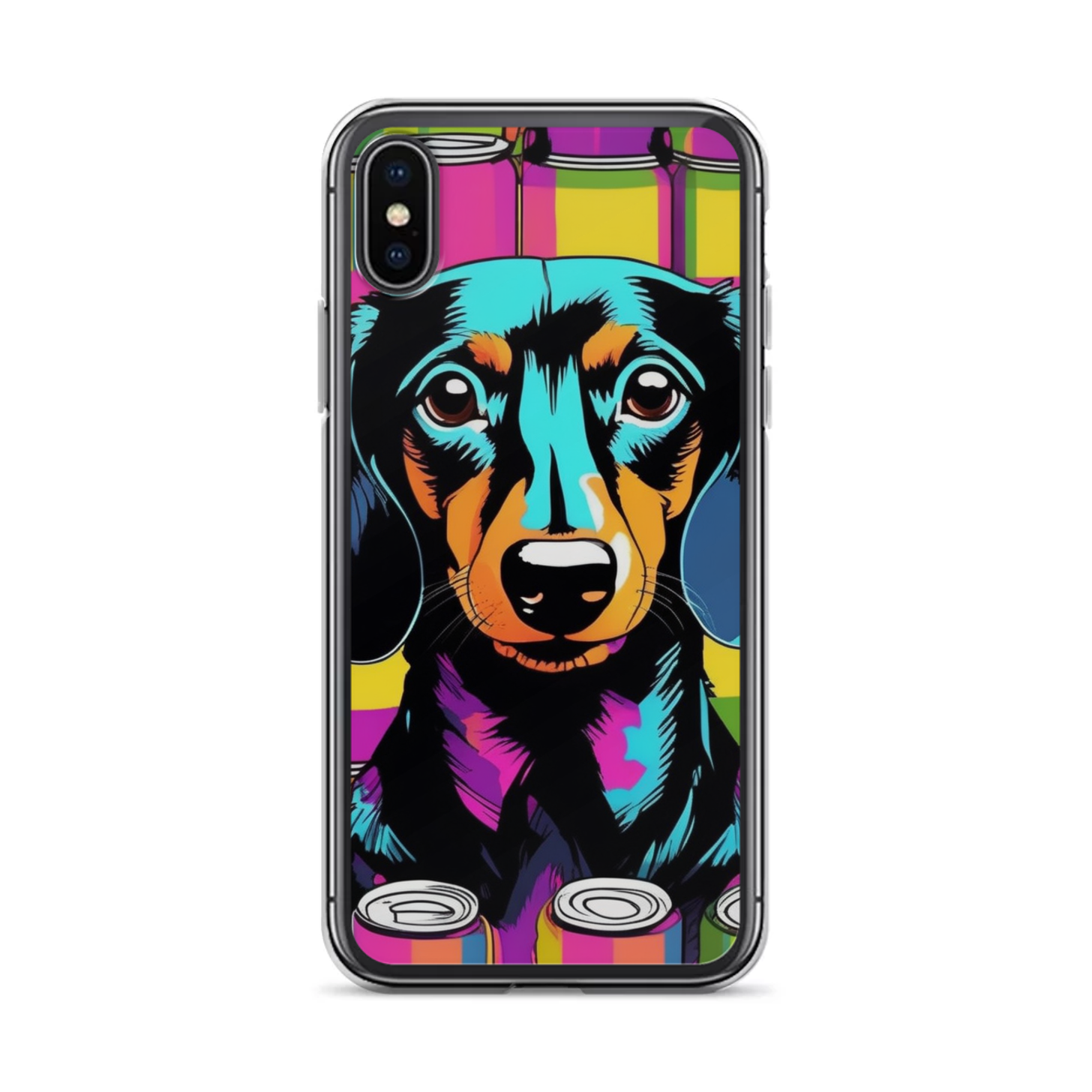 PugMug Custom Black Dachshund iPhone Case