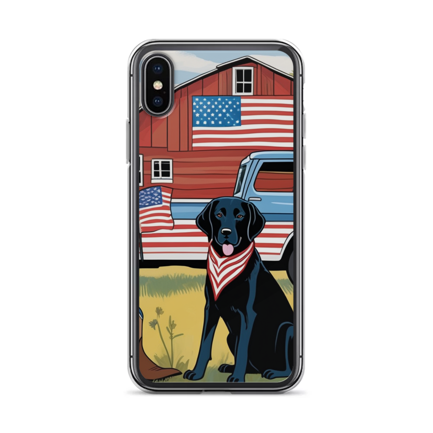 PugMug Custom Black Labrador Retriever iPhone Case