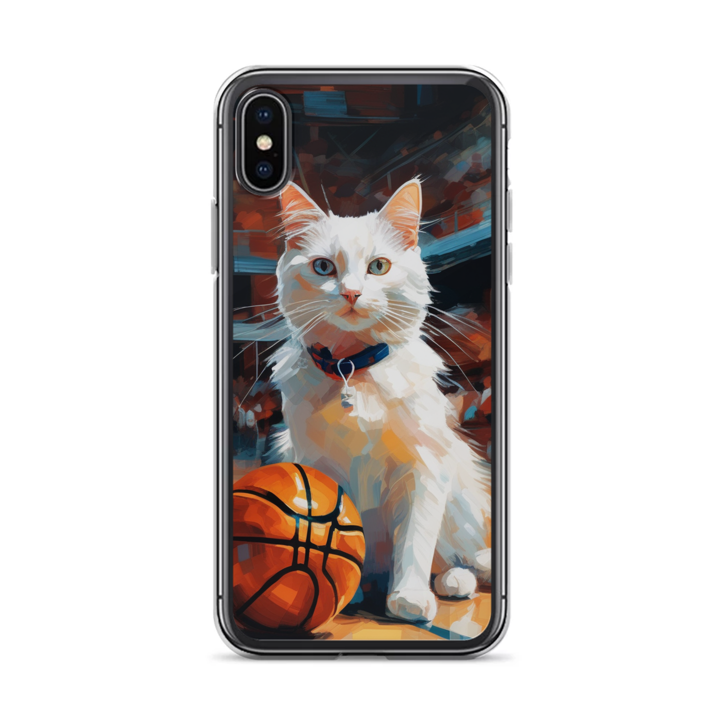 PugMug Custom White Companion Cat iPhone Case
