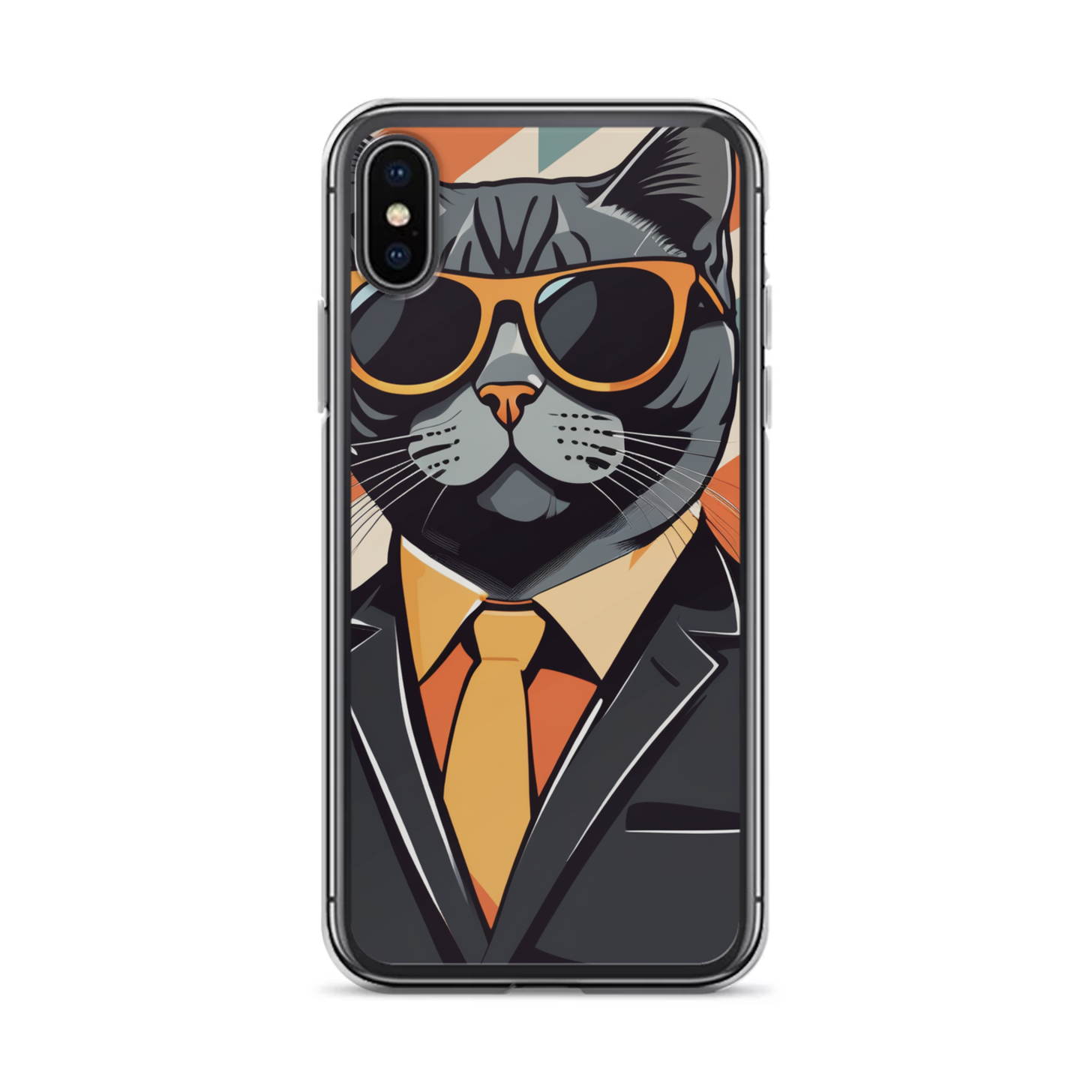 PugMug Custom Black British Shorthair Cat iPhone Case