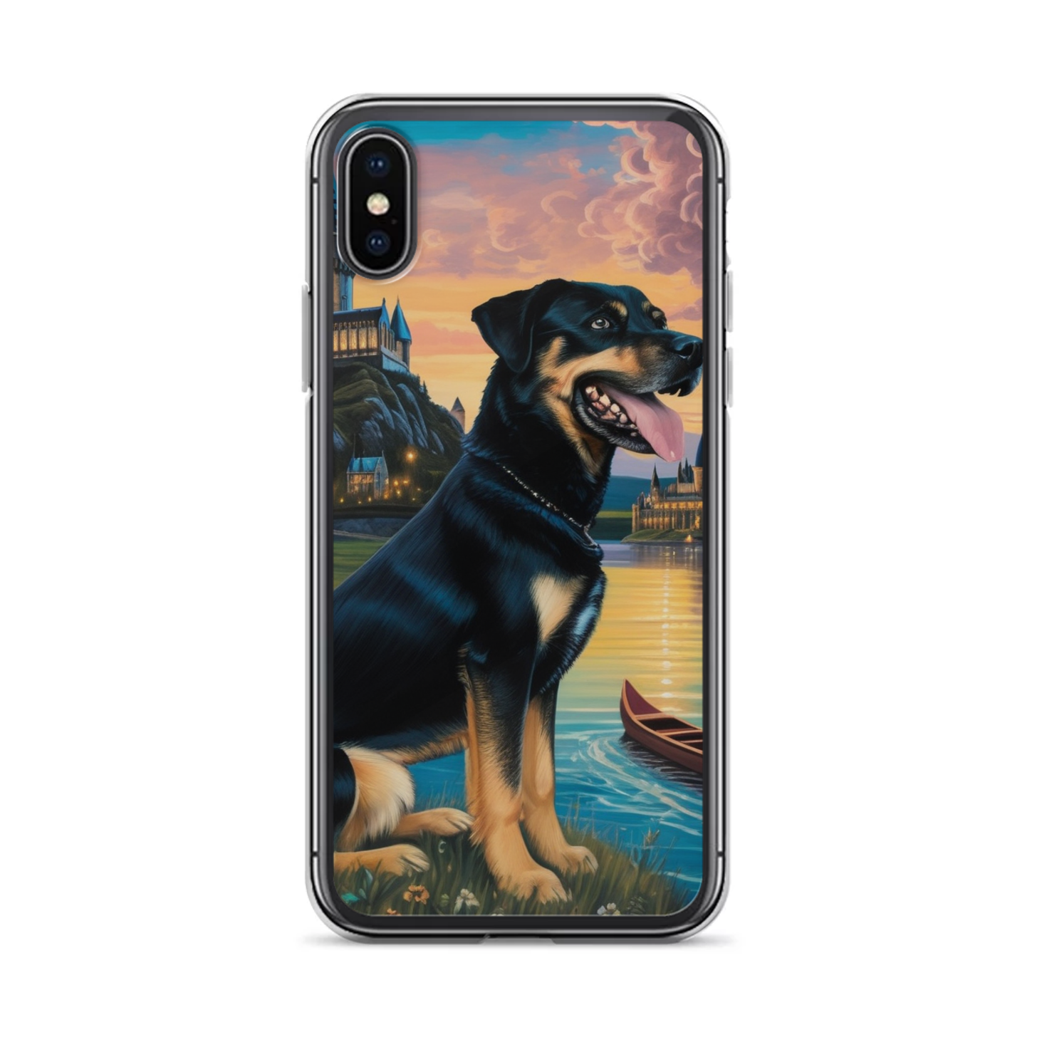 PugMug Custom Blue iPhone Case