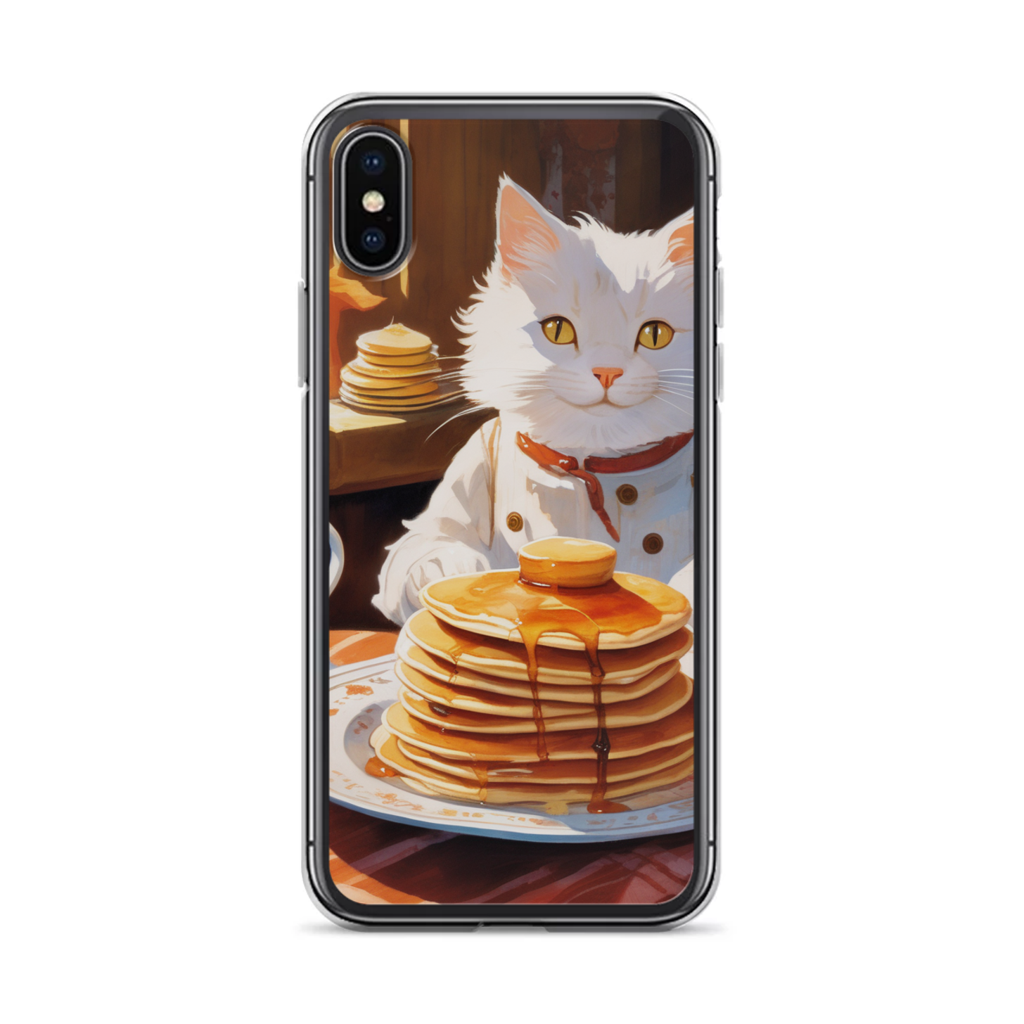 PugMug Custom White Companion Cat iPhone Case