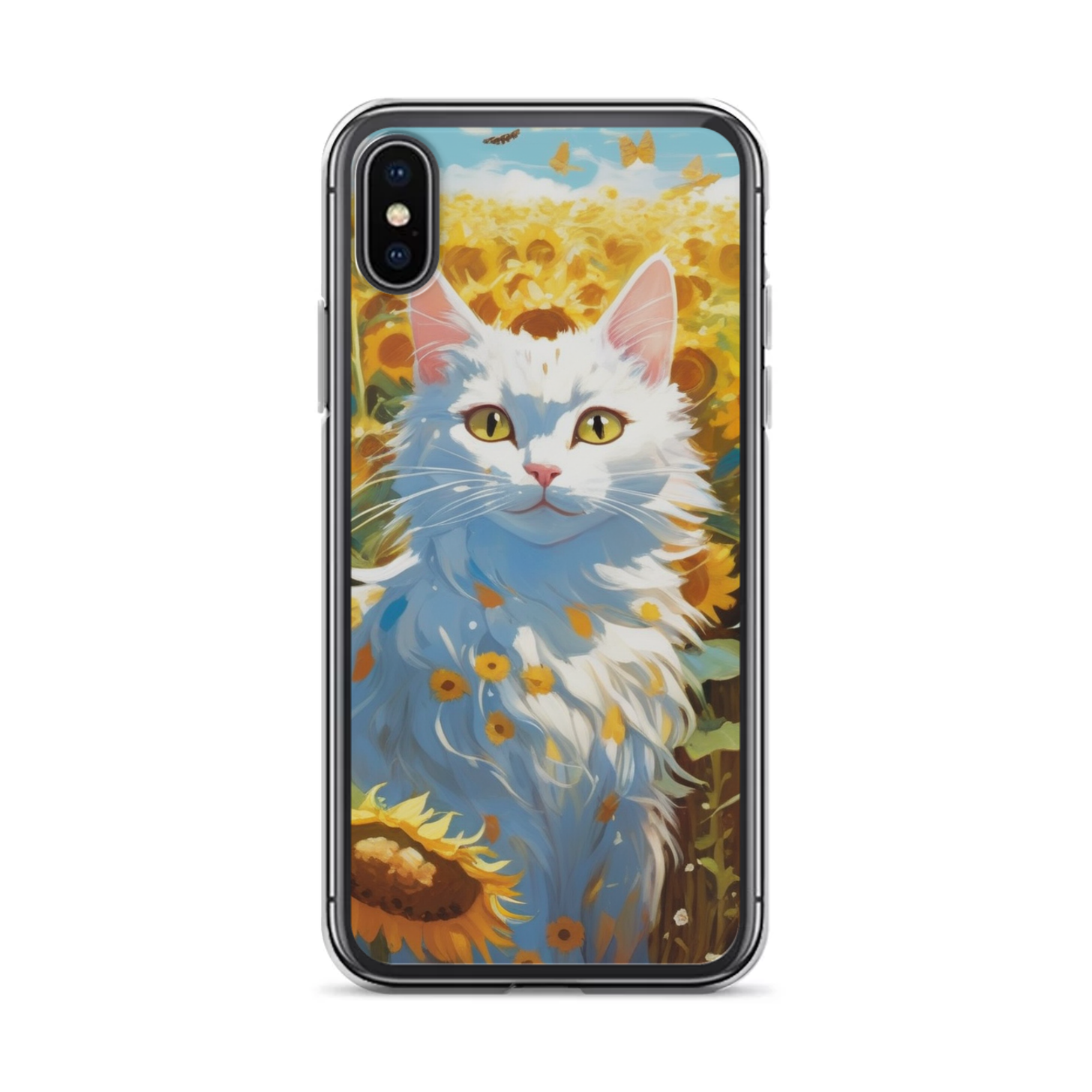 PugMug Custom White Companion Cat iPhone Case