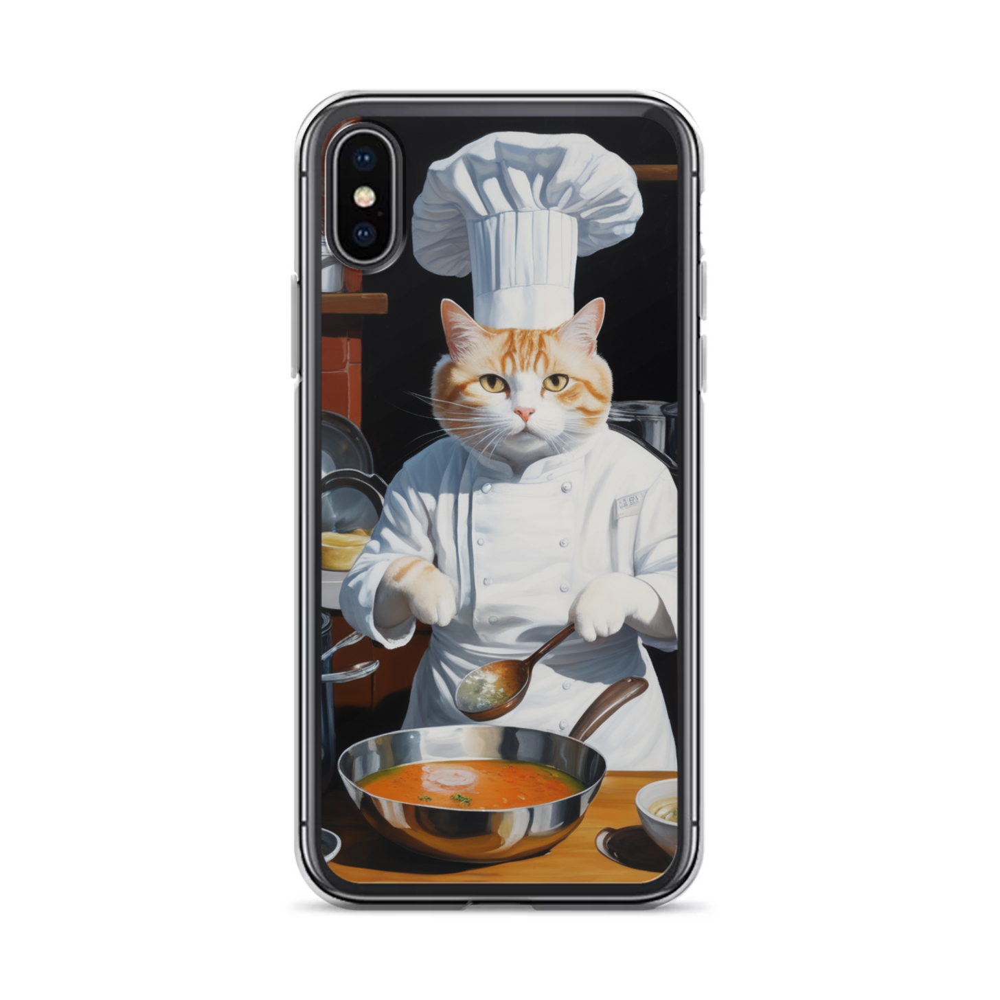 PugMug Custom White Companion Cat iPhone Case