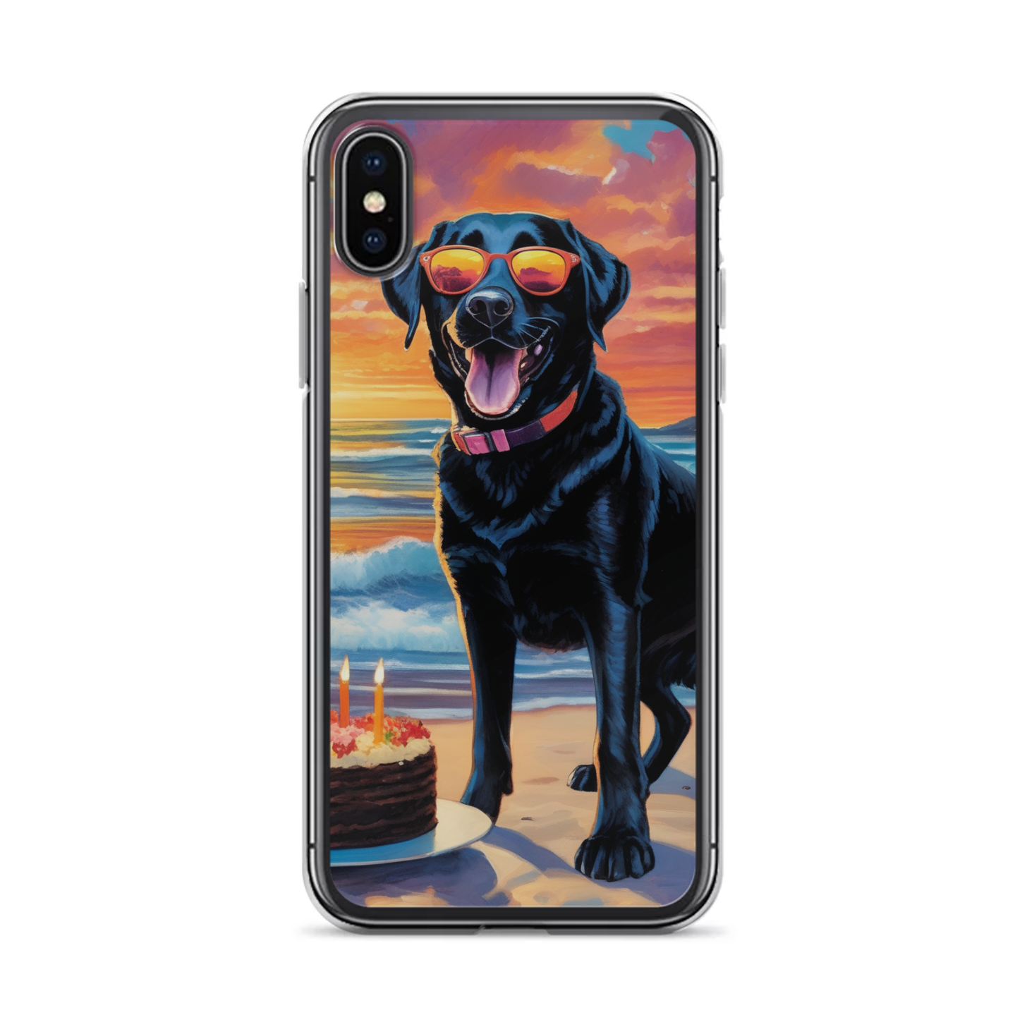 PugMug Custom Black Labrador Retriever iPhone Case