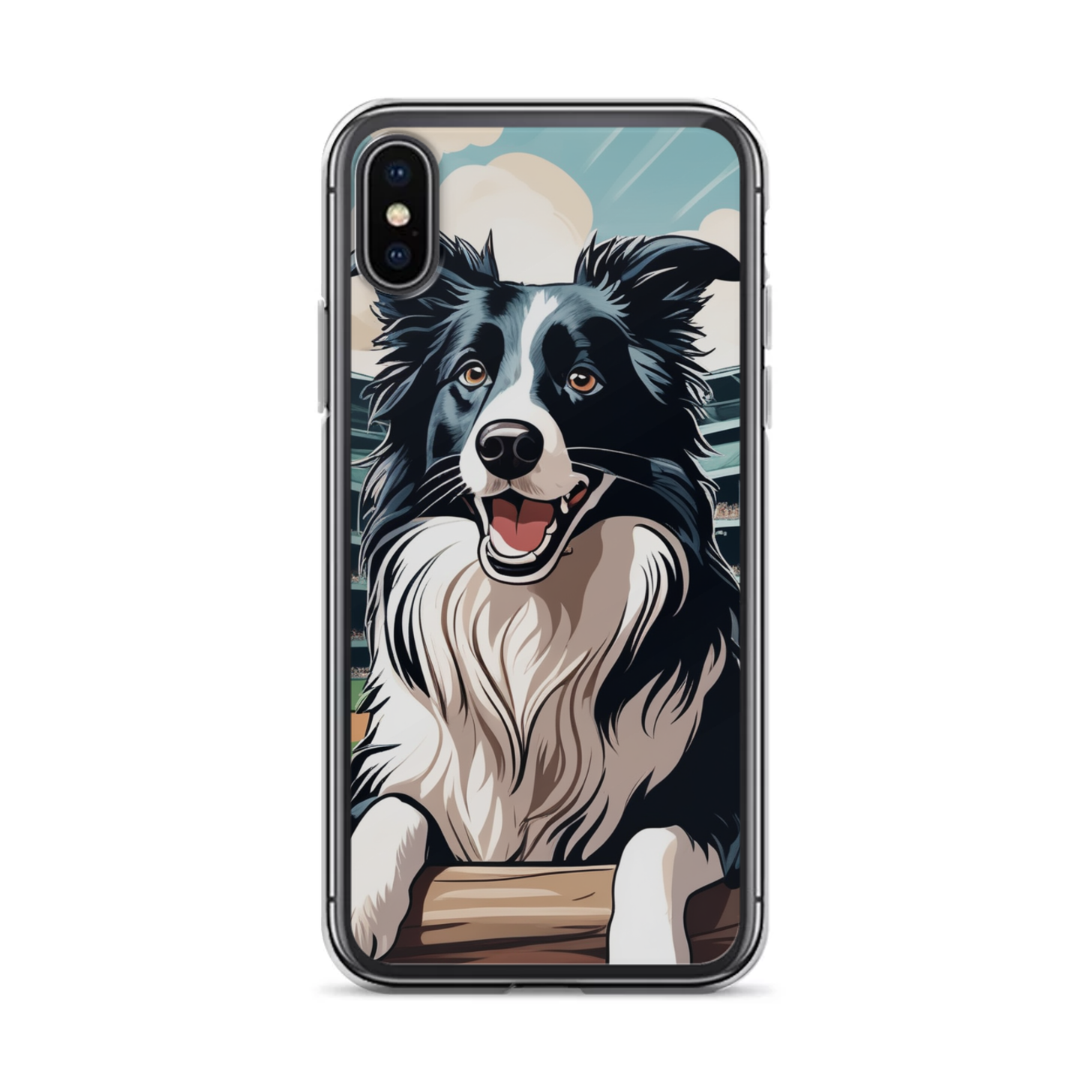 PugMug Custom Border Collie iPhone Case