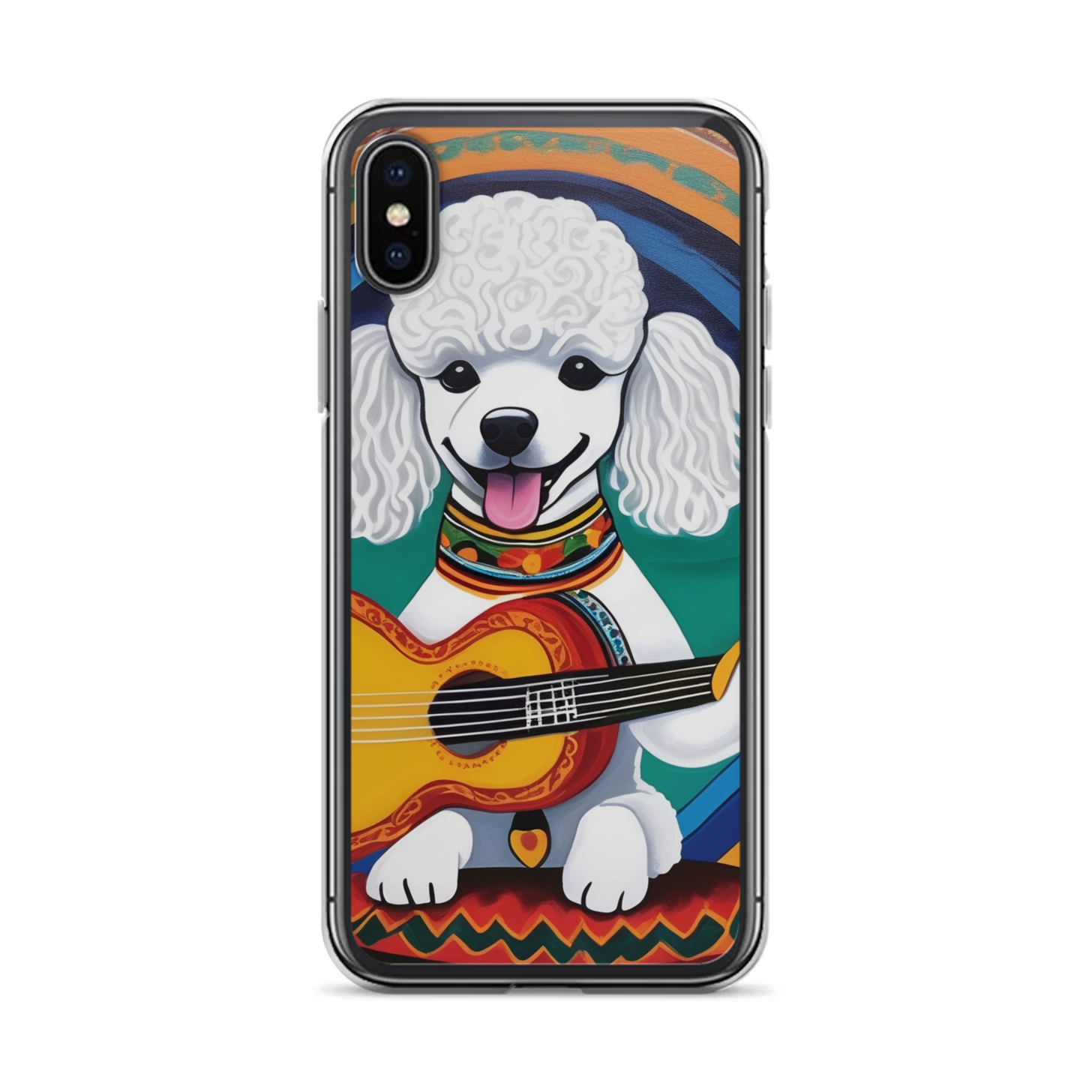 PugMug Custom White Poodle iPhone Case