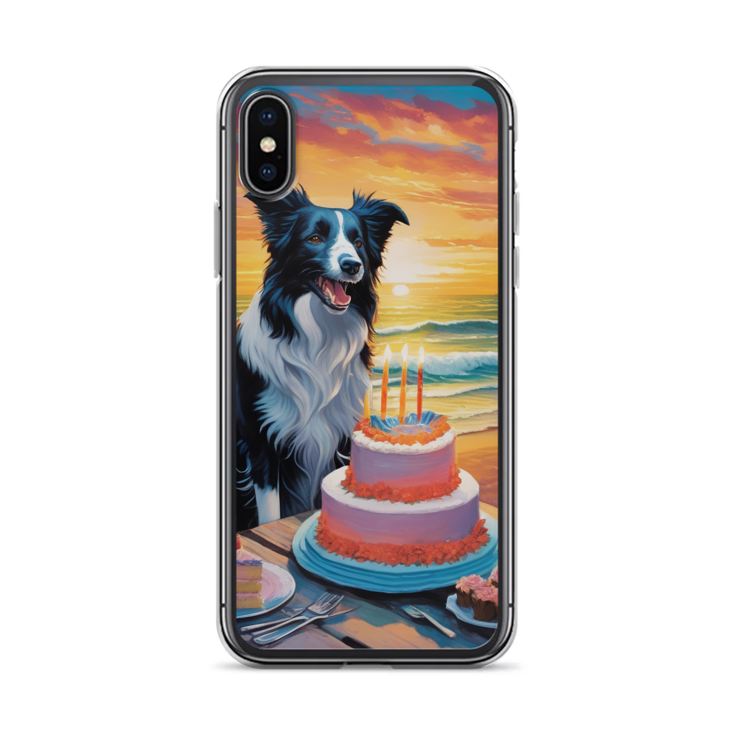 PugMug Custom Border Collie iPhone Case