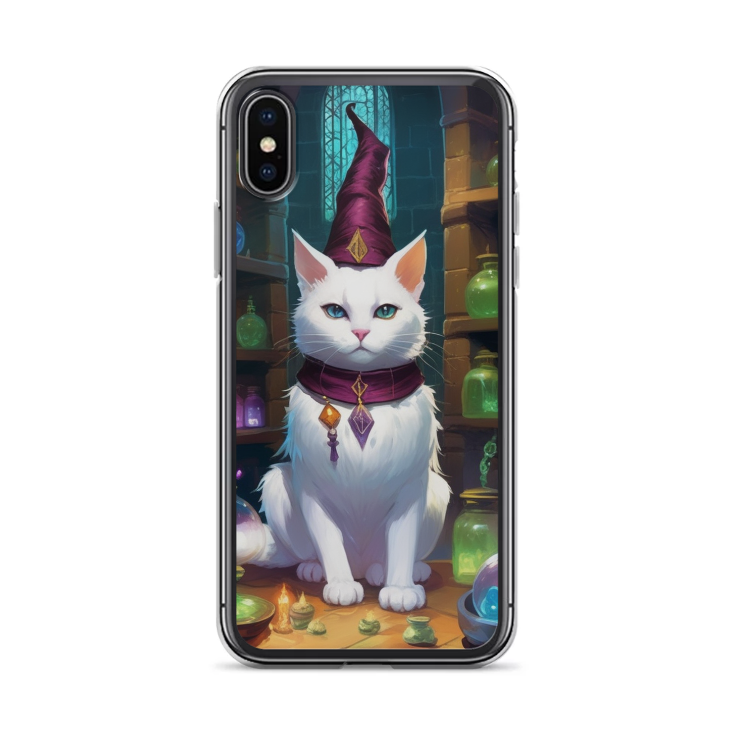 PugMug Custom White Exotic Cat iPhone Case