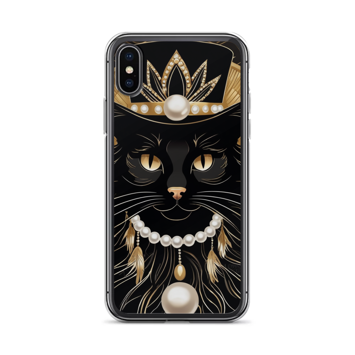PugMug Custom Black Maine Coon Cat iPhone Case