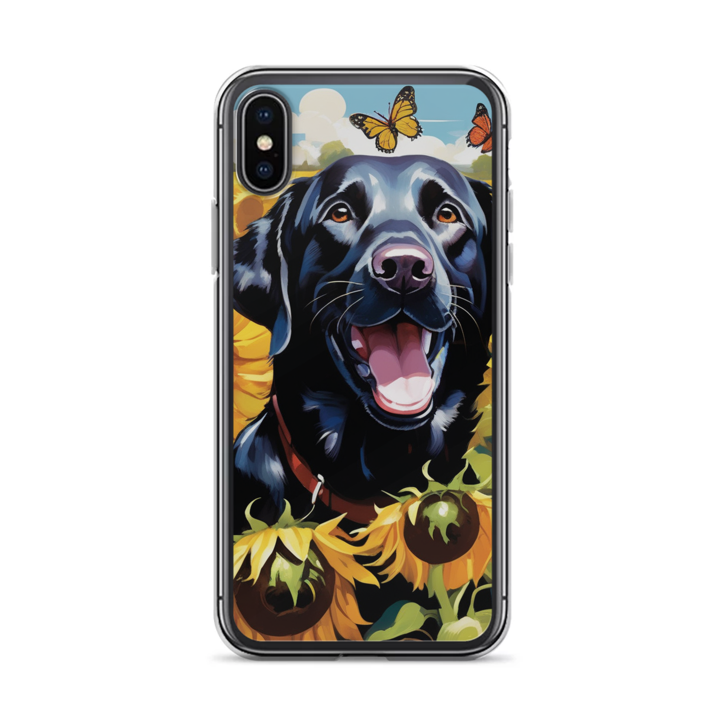 PugMug Custom Black Labrador Retriever iPhone Case