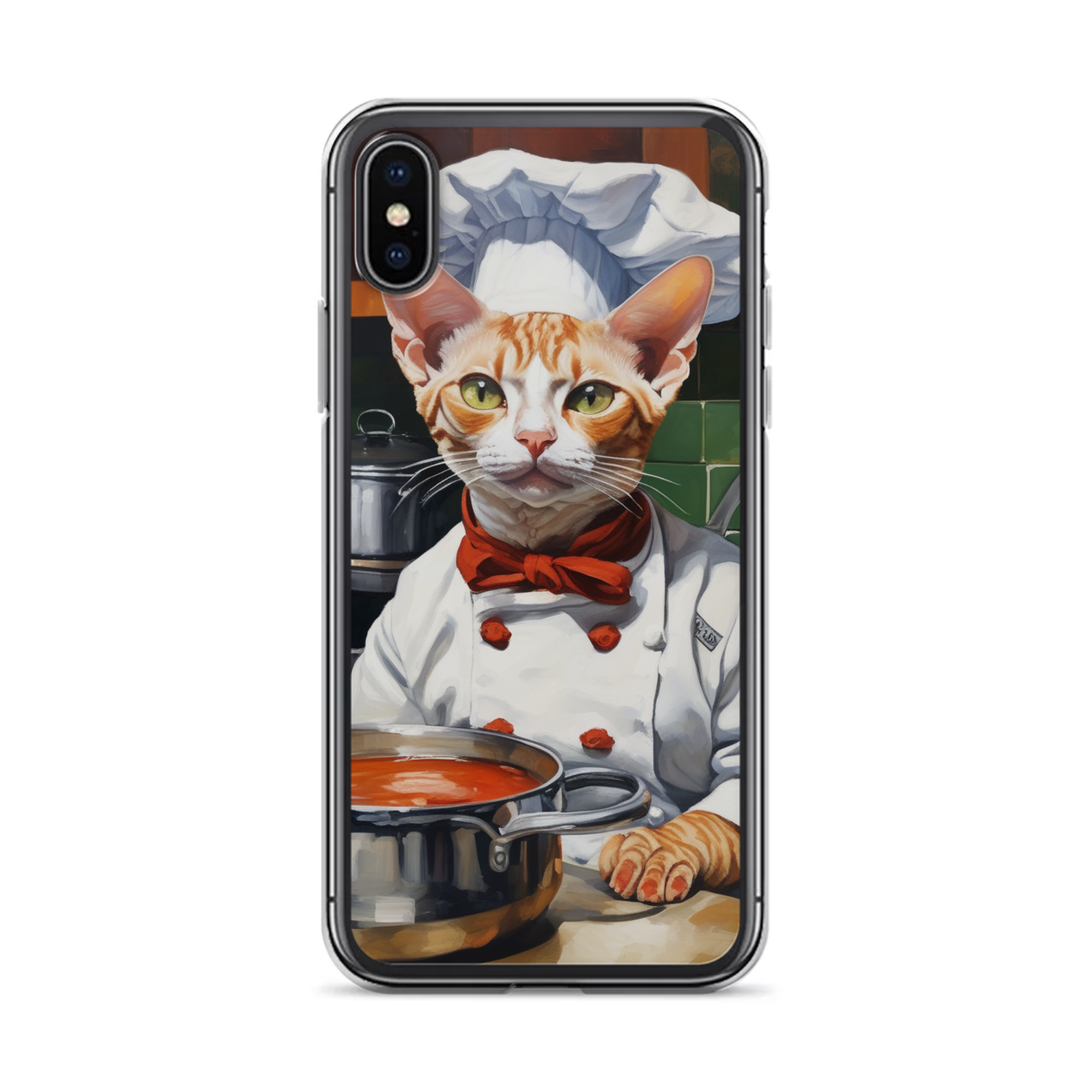 PugMug Custom Tabby Devon Rex Cat iPhone Case