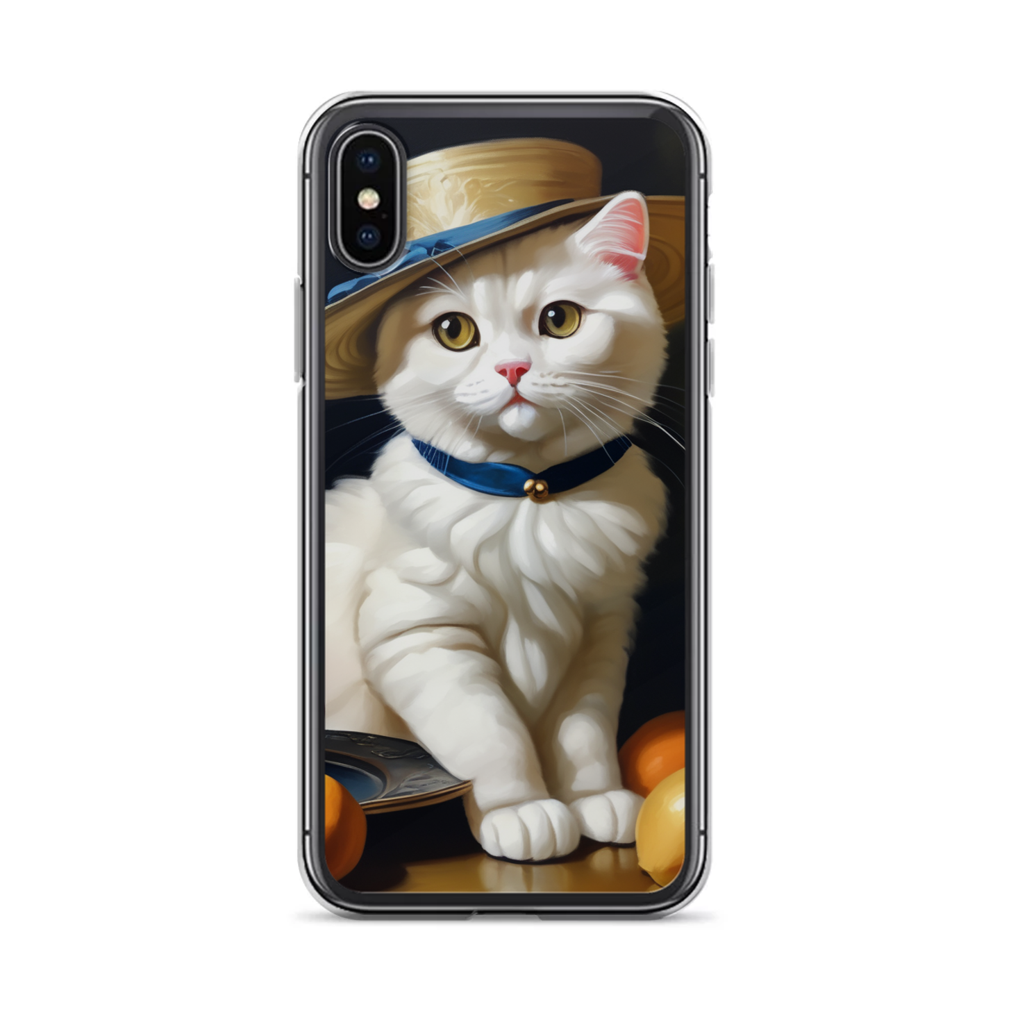 PugMug Custom White Scottish Fold Cat iPhone Case