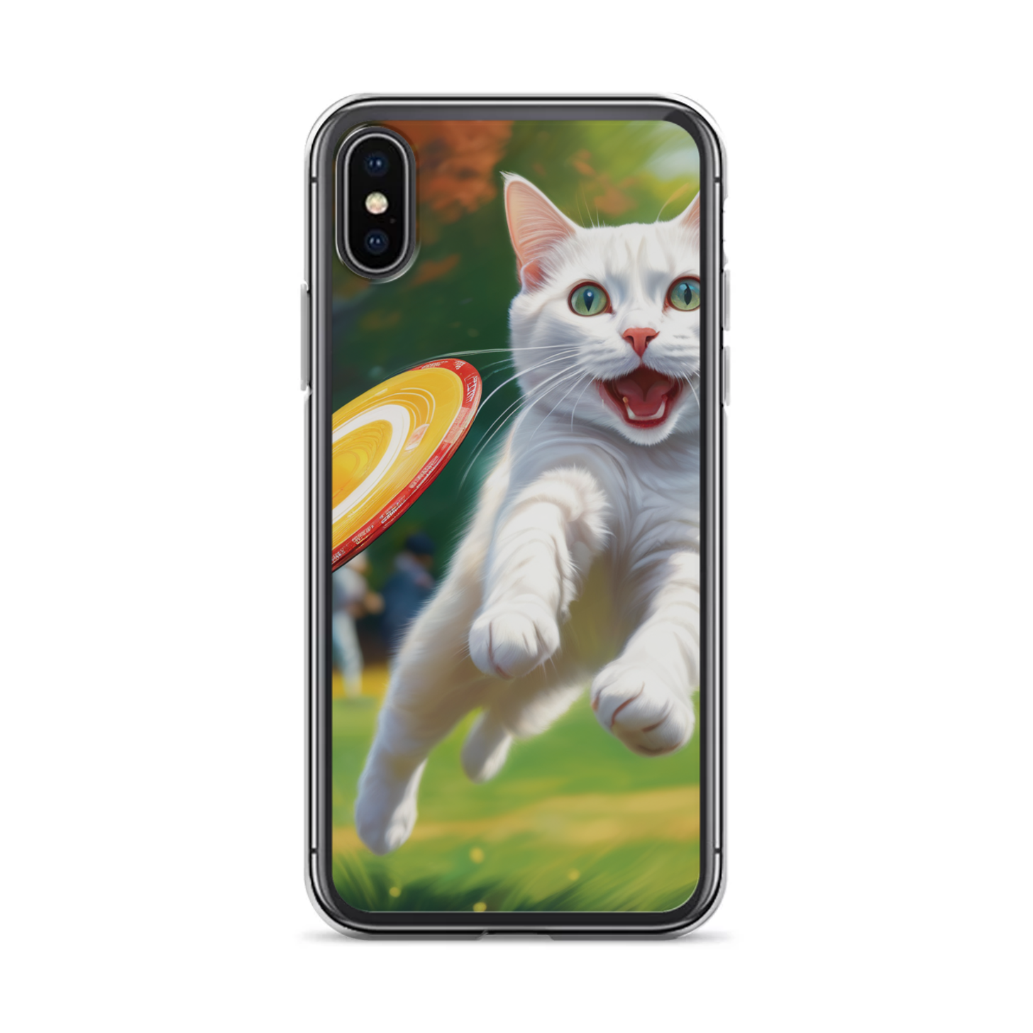 PugMug Custom White Companion Cat iPhone Case