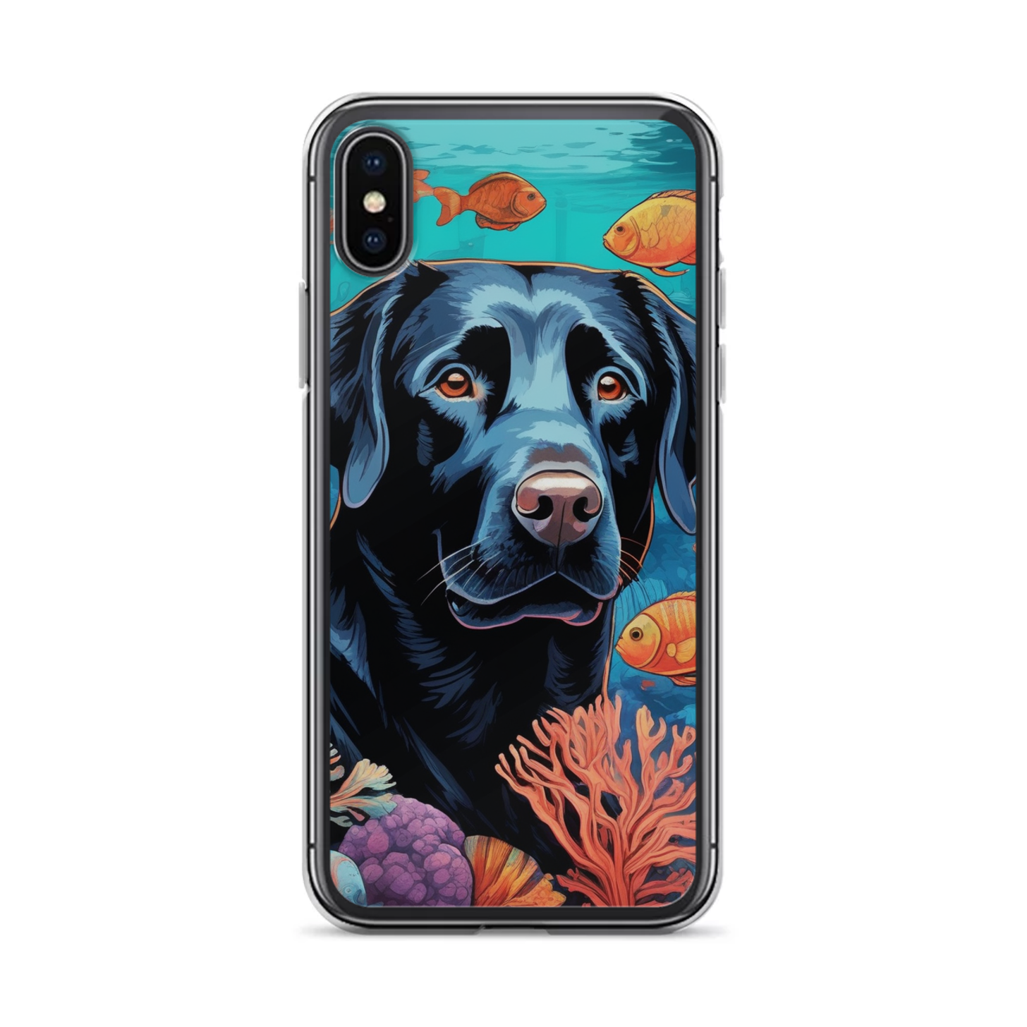 PugMug Custom Black Labrador Retriever iPhone Case
