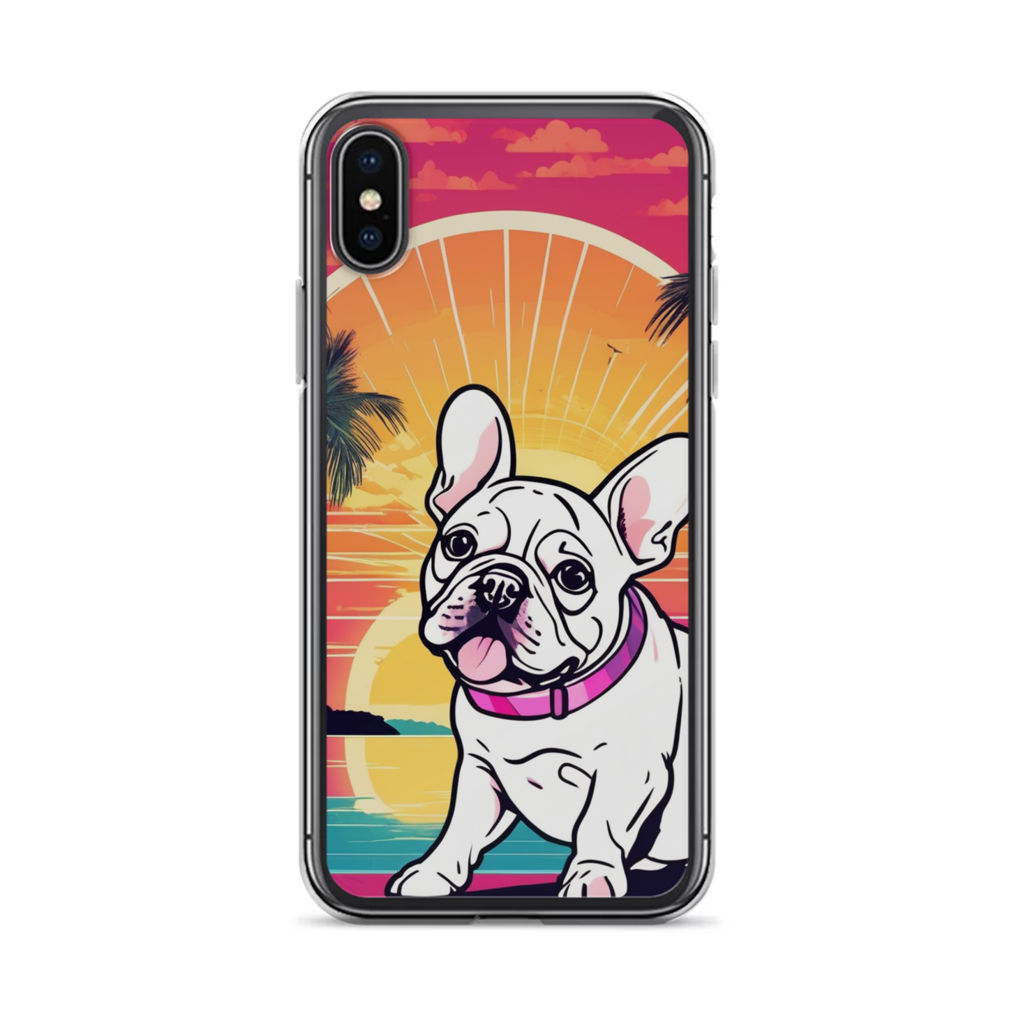 PugMug Custom White French Bulldog iPhone Case